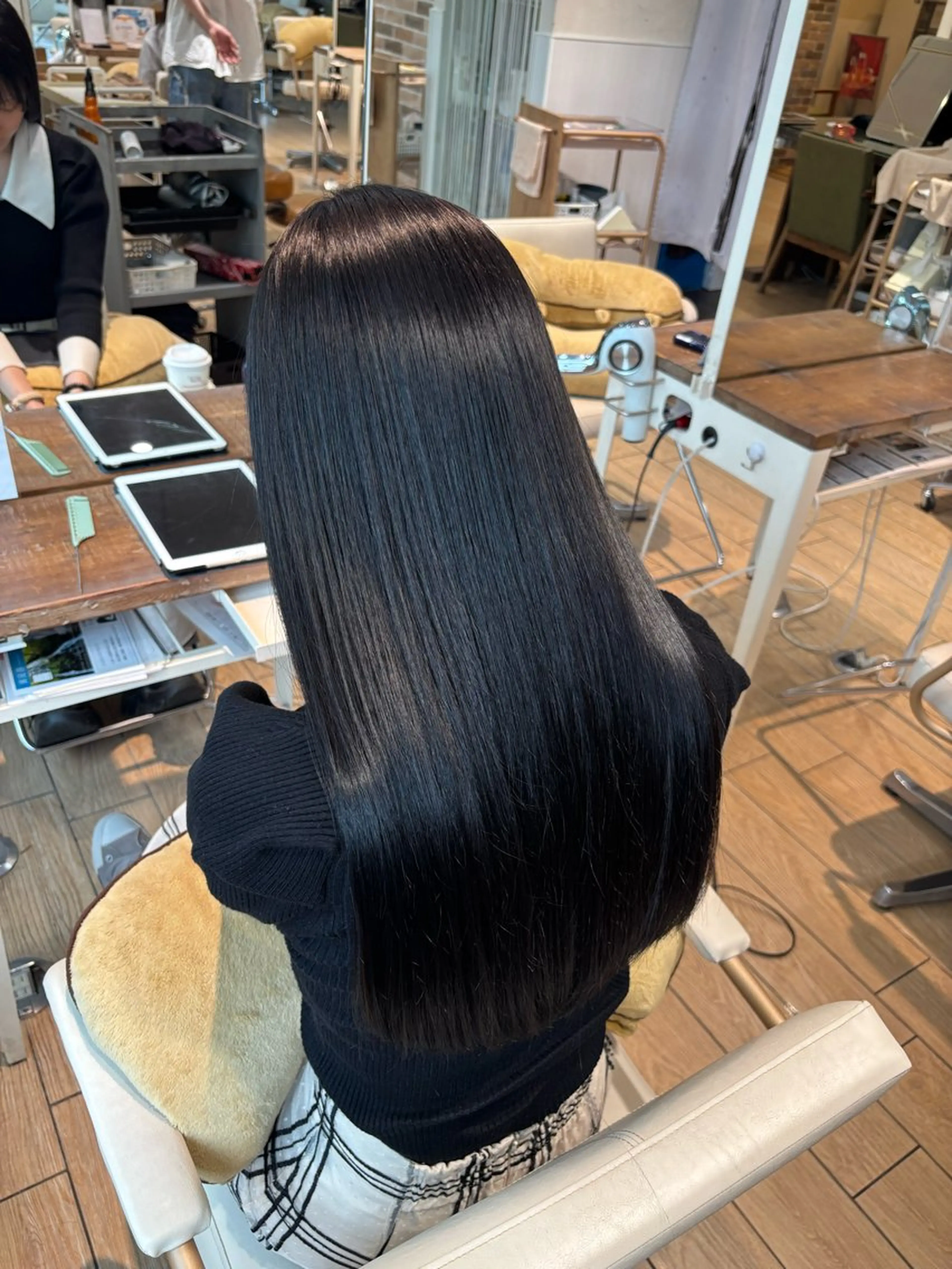 ロング カラー 縮毛矯正 トリートメント 髪質改善🍯/透明感 カラー/MANARUのヘアスタイル