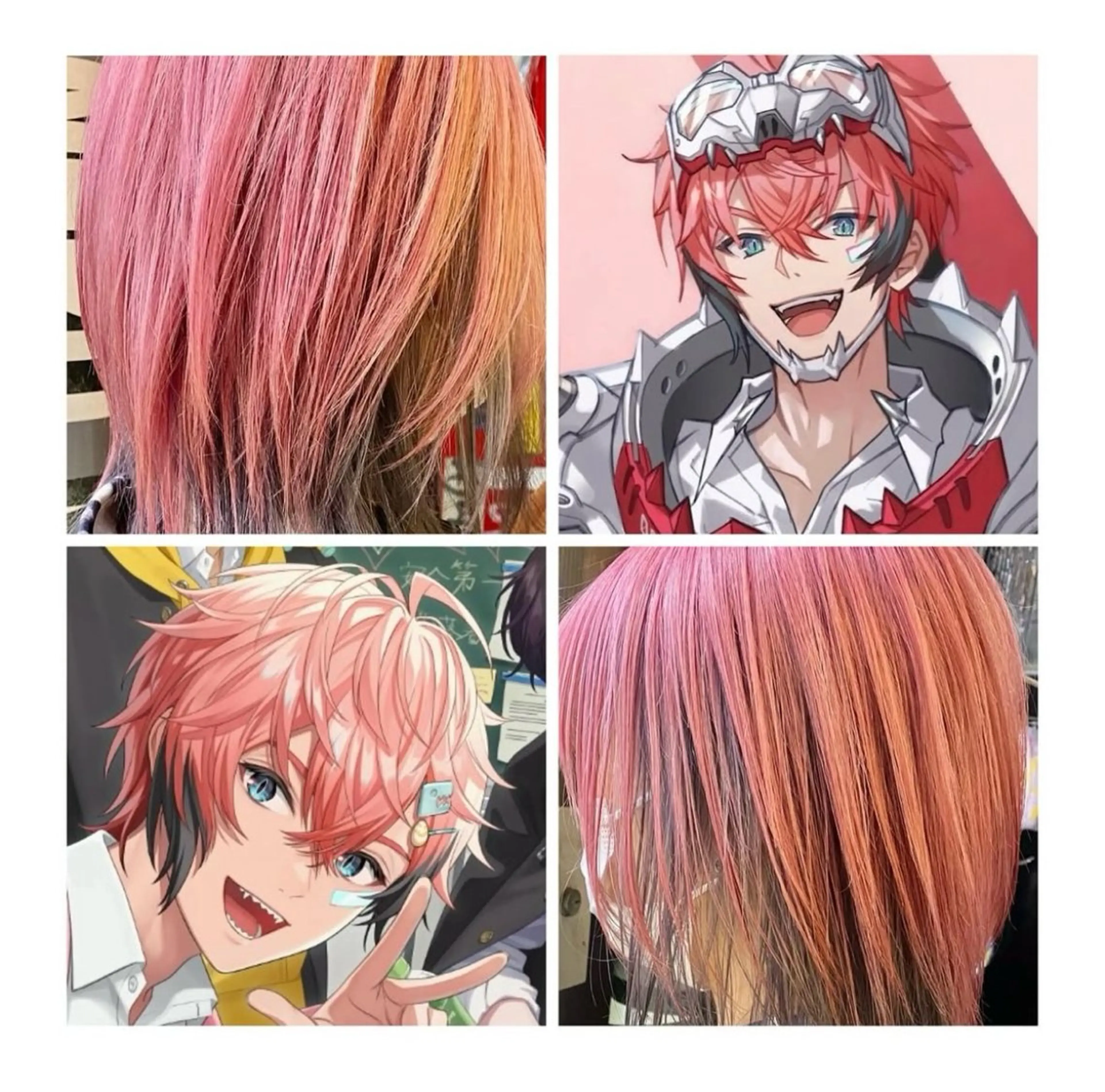 ショート カラー ピンクカラー ヘアカラー GARU-ガル-所属・TSUNO🦖 派手髪/オタク美容師のヘアスタイル