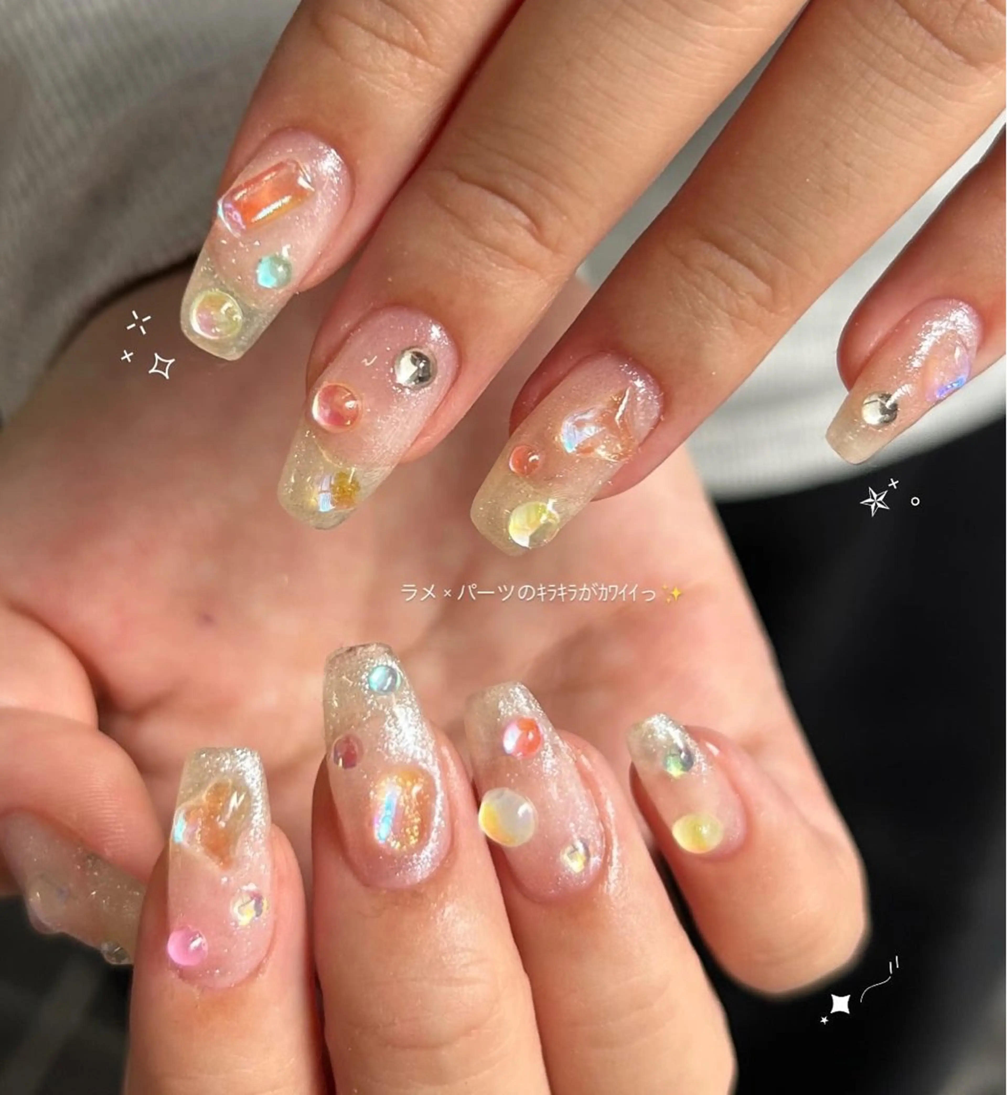 ネイル ハンドネイル フットネイル ASA nail / アート☀︎ニュアンスのネイルデザイン