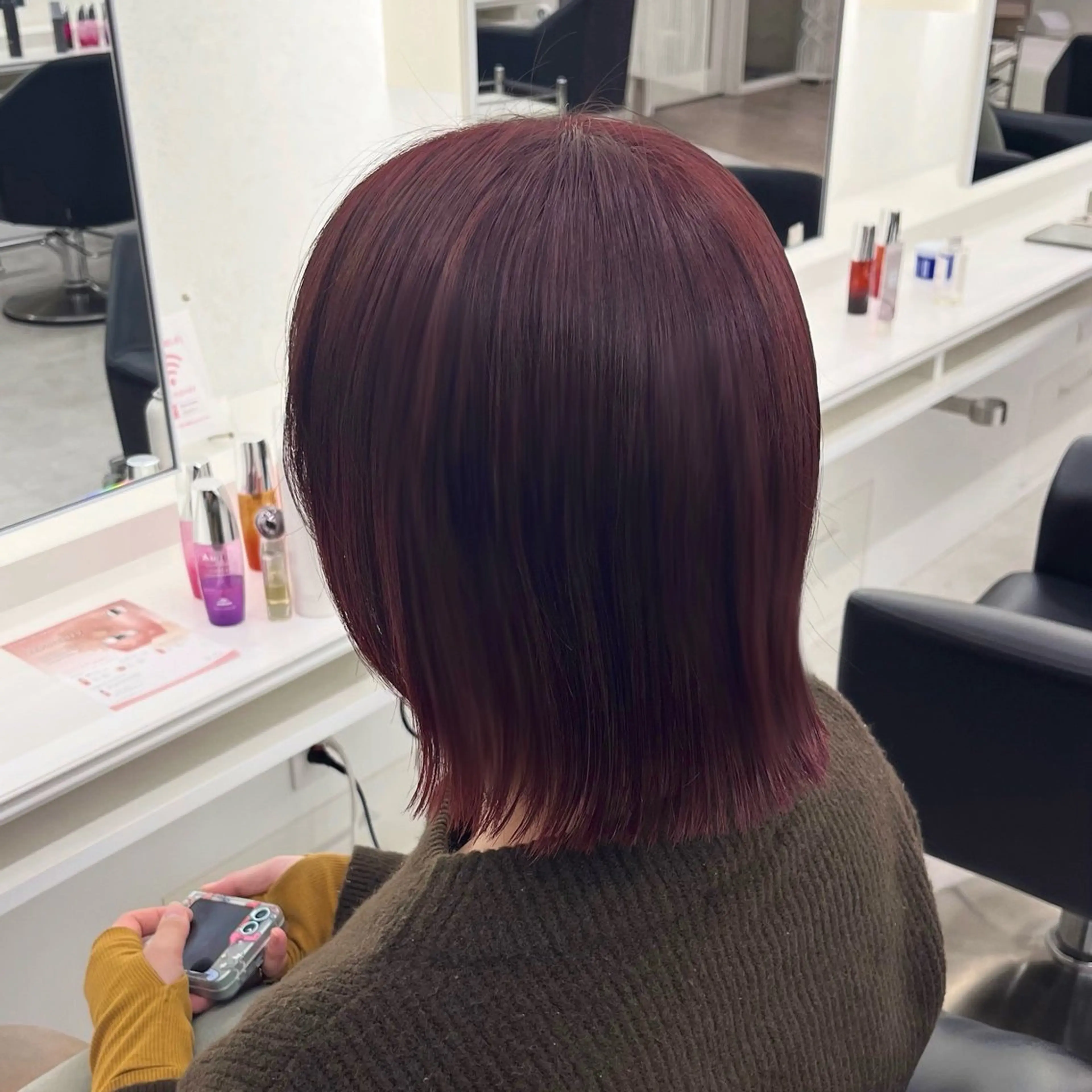 ミディアム カラー ヘアカラー Parve Mix 森 美遥🇰🇷🩶のヘアスタイル
