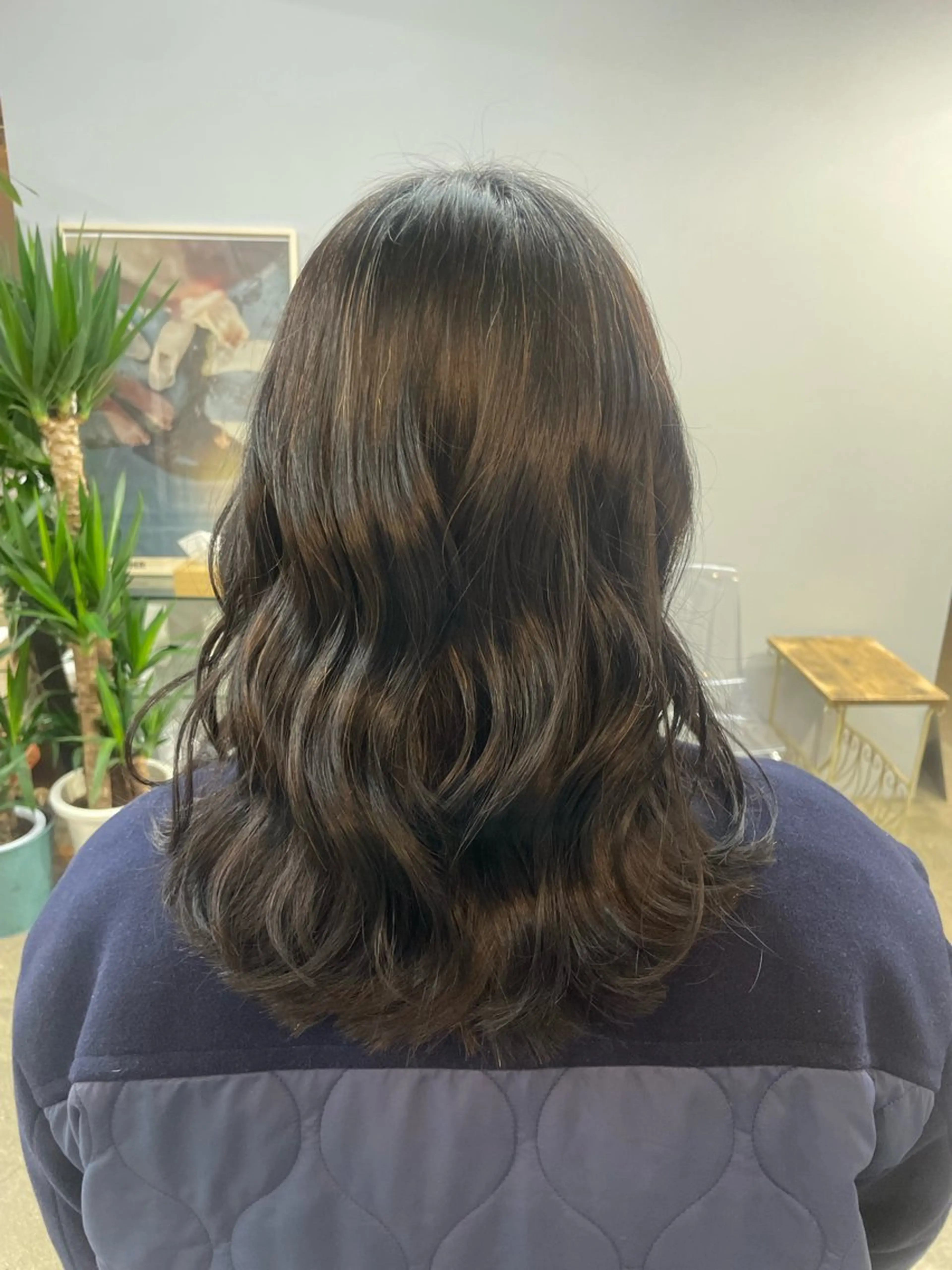 ミディアム cuore/ みく/艶カラーのヘアスタイル