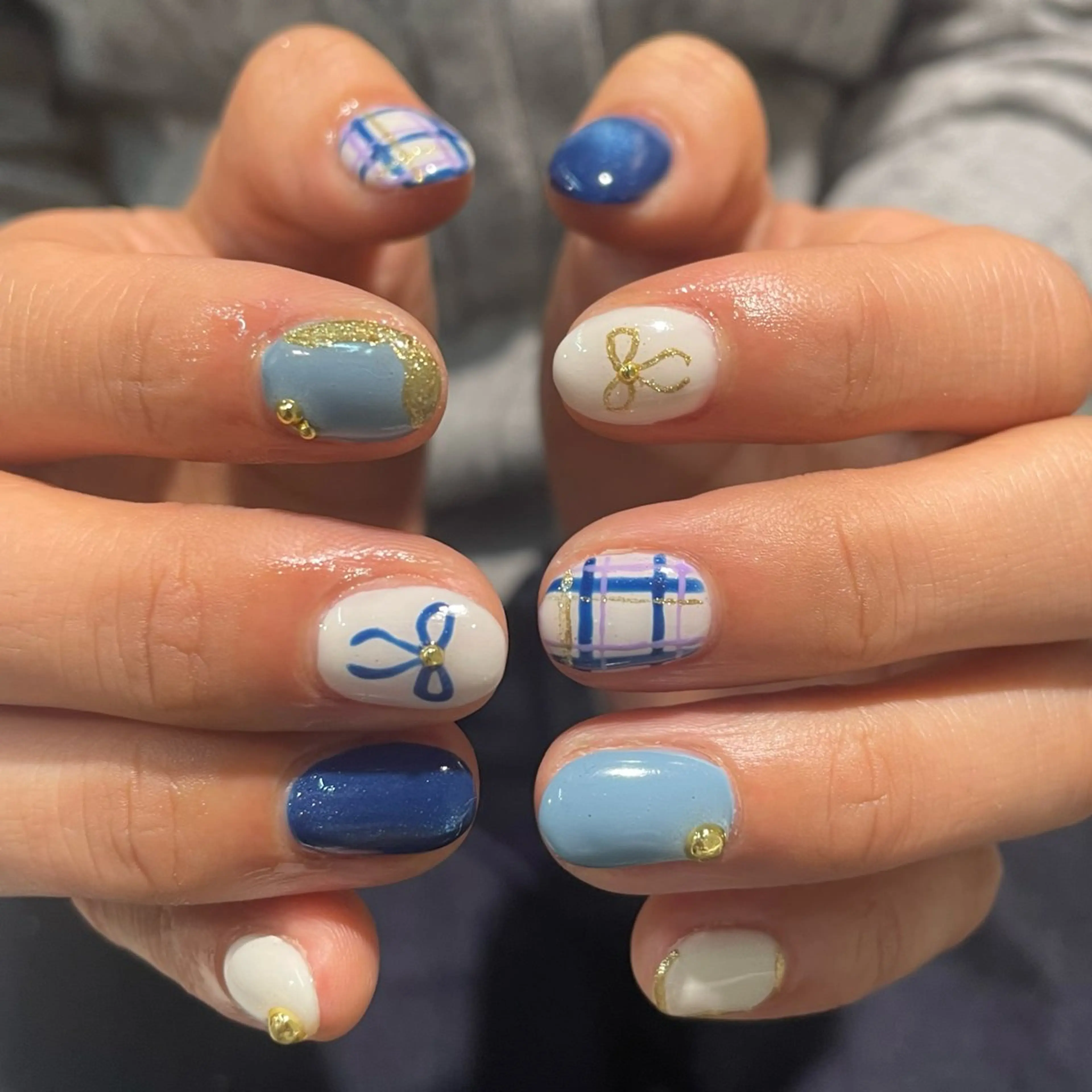 ネイル 艶ｶﾗｰ･:*個性派 ﾈｲﾙ🦋mire-のネイルデザイン