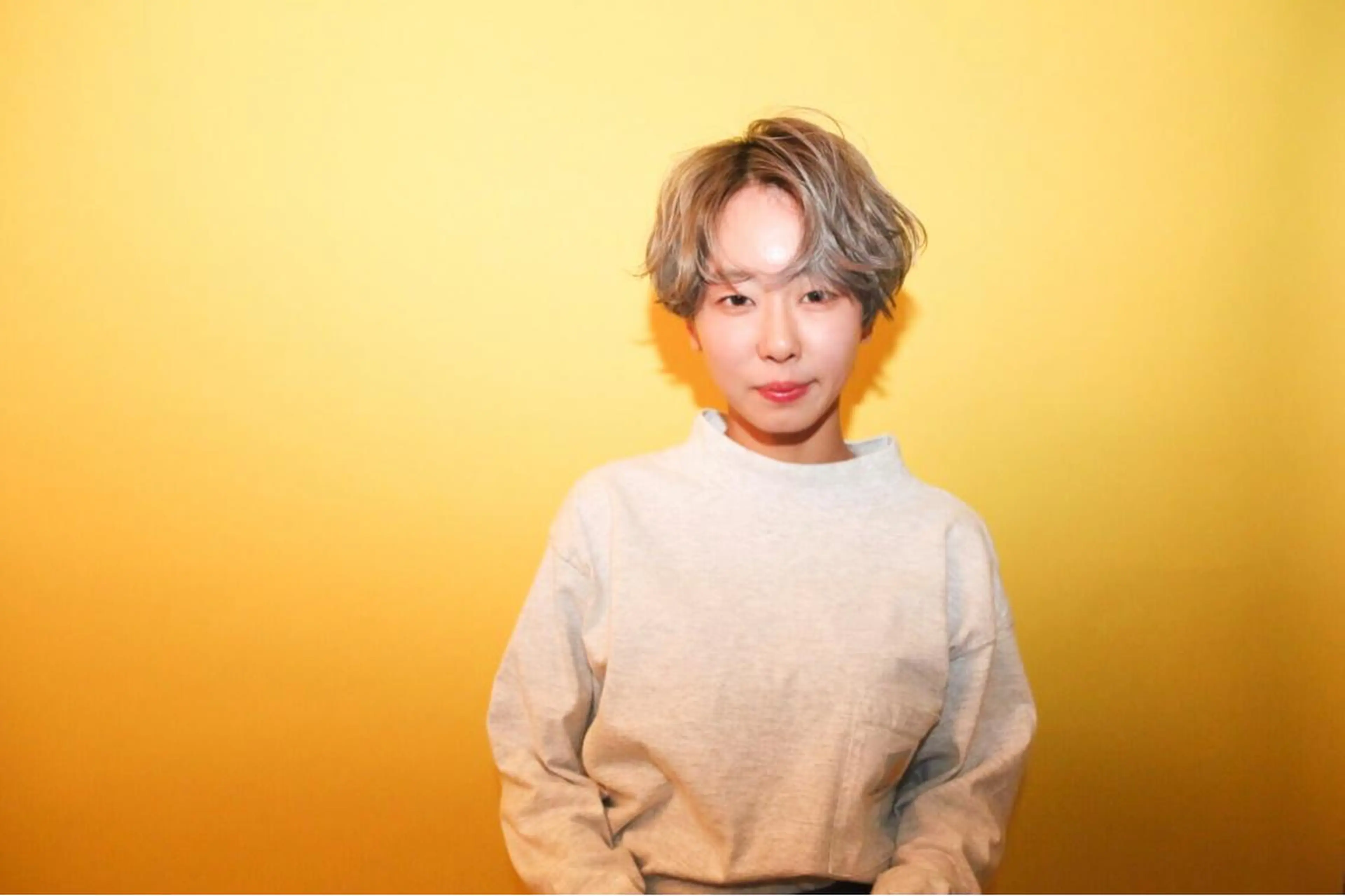 ショート カラー ハンサムショート くびれヘア ショートヘア ハイトーン/レイヤー /ウルフ⭐️永田⭐️のヘアスタイル