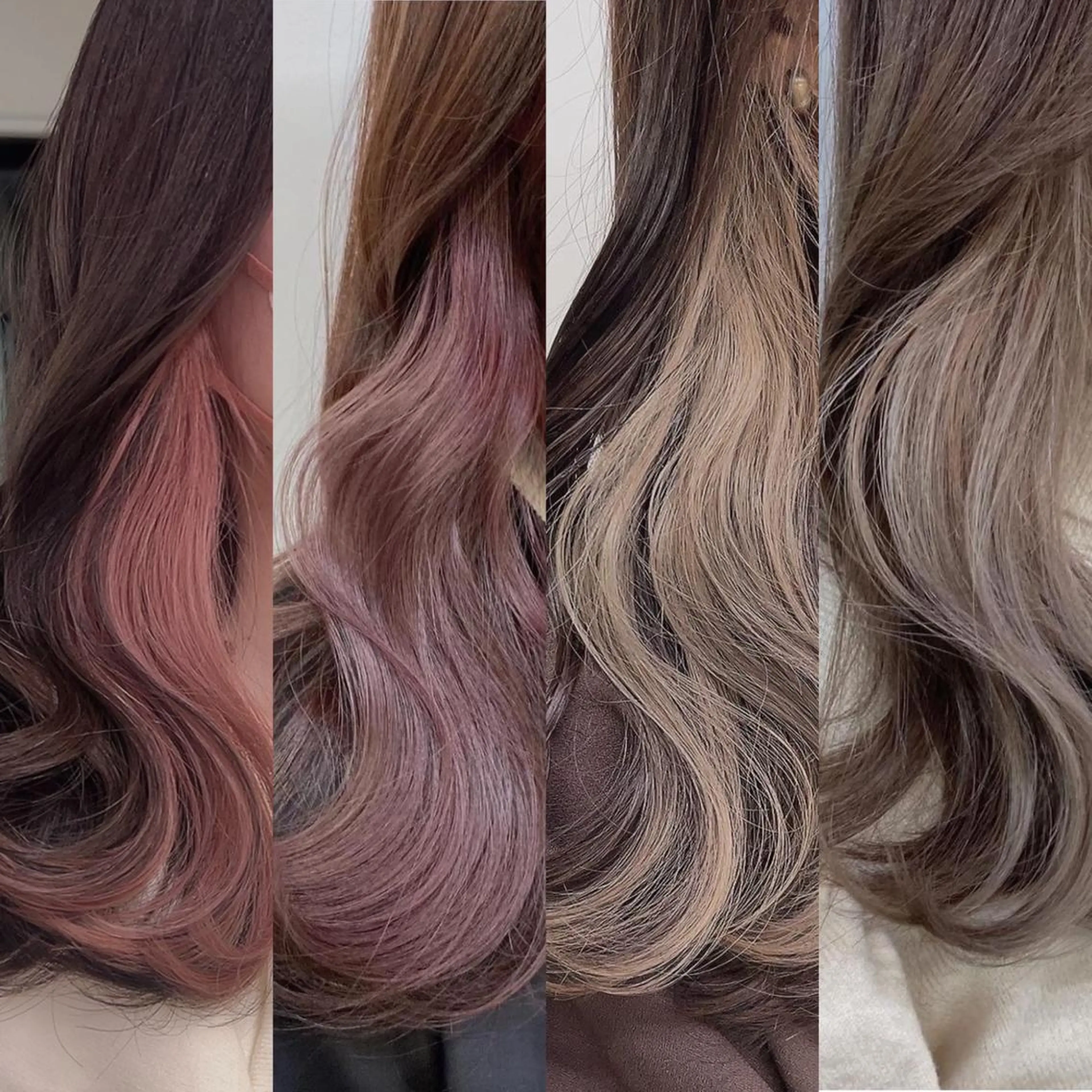 ロング カラー ヘアカラー トリートメント ヘッドスパ ヘアセット 🥞ベージュ系カラー 【すずきりほ】🥞のヘアスタイル