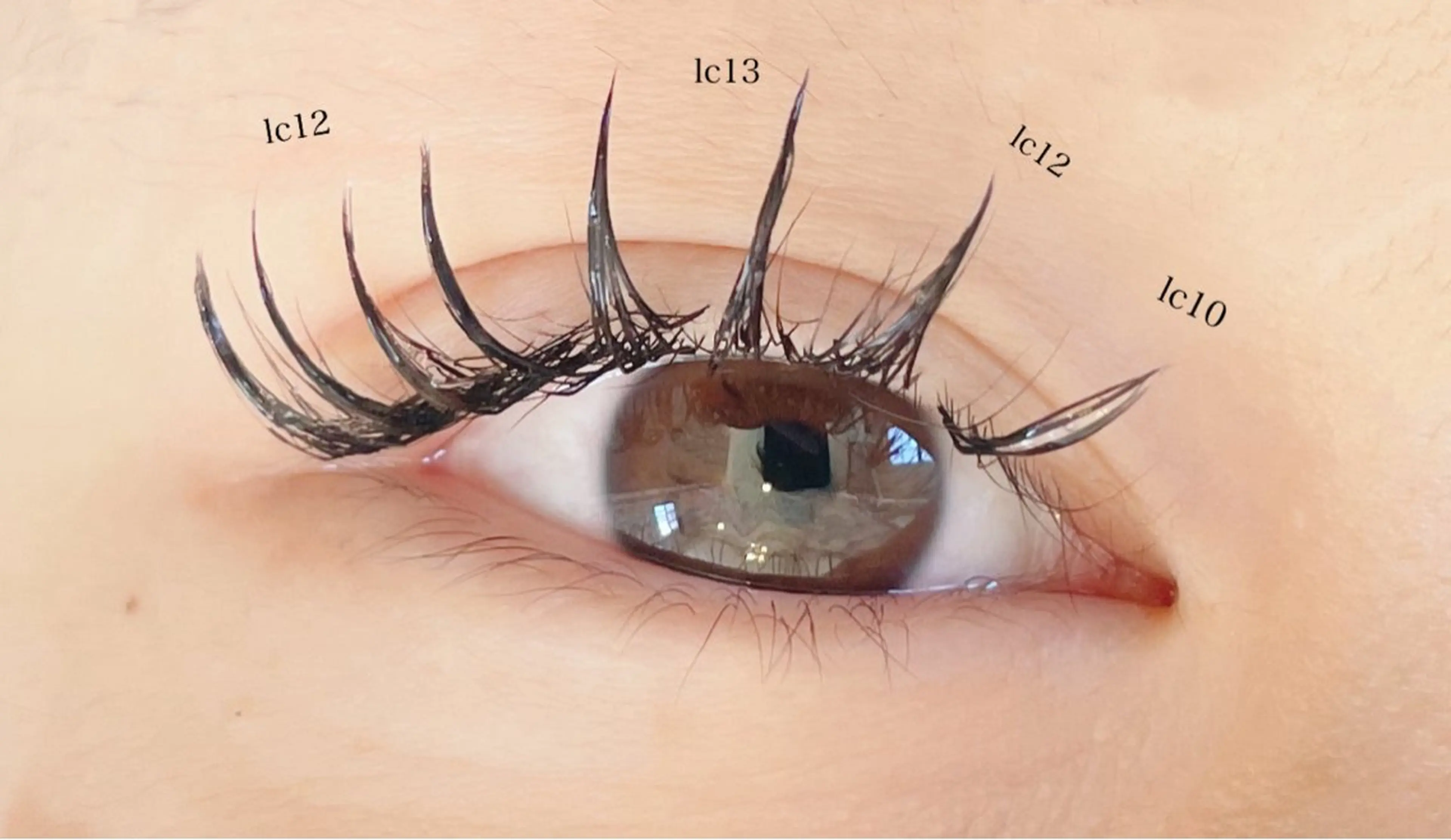 マツエク・マツパ Mresyume MAYUのマツエク・マツパデザイン