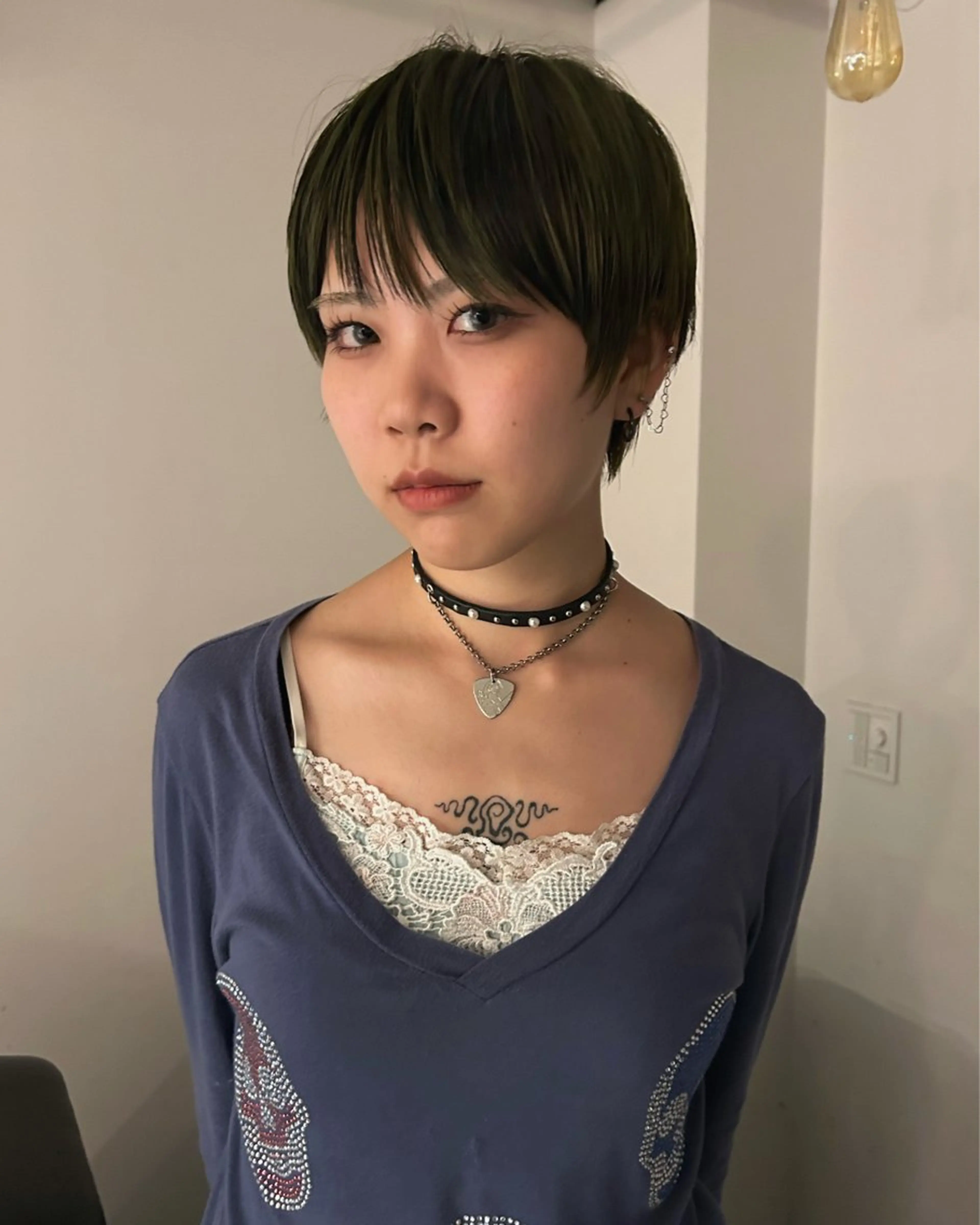 ショート カラー ハイライトカラー ハイライト ショートヘア カット ヘアカラー トリートメント 村上雅人 ナチュラルモードのヘアスタイル