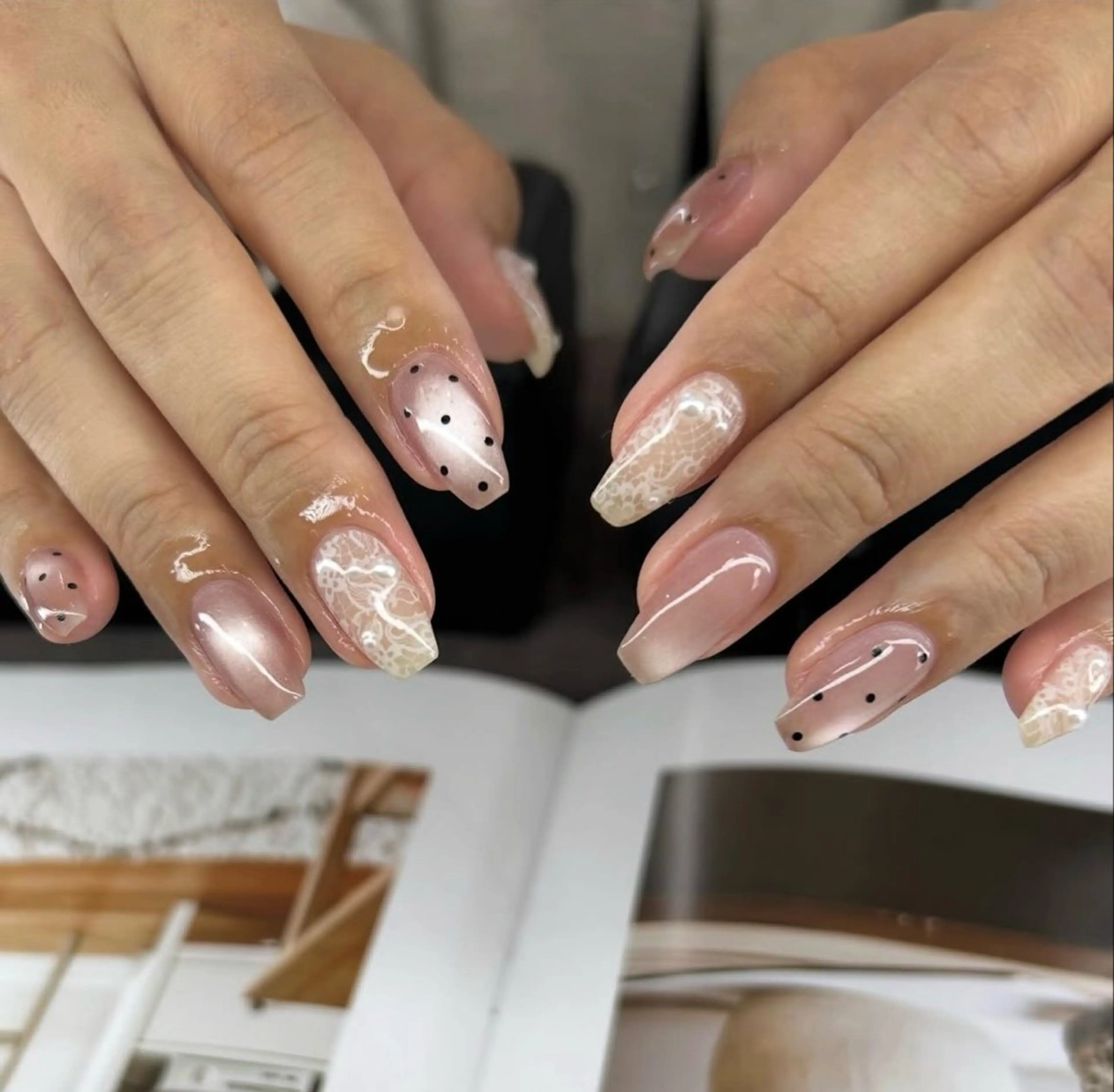 ネイル 持ち込み Allure 小山店 結咲(ゆいさ)のネイルデザイン