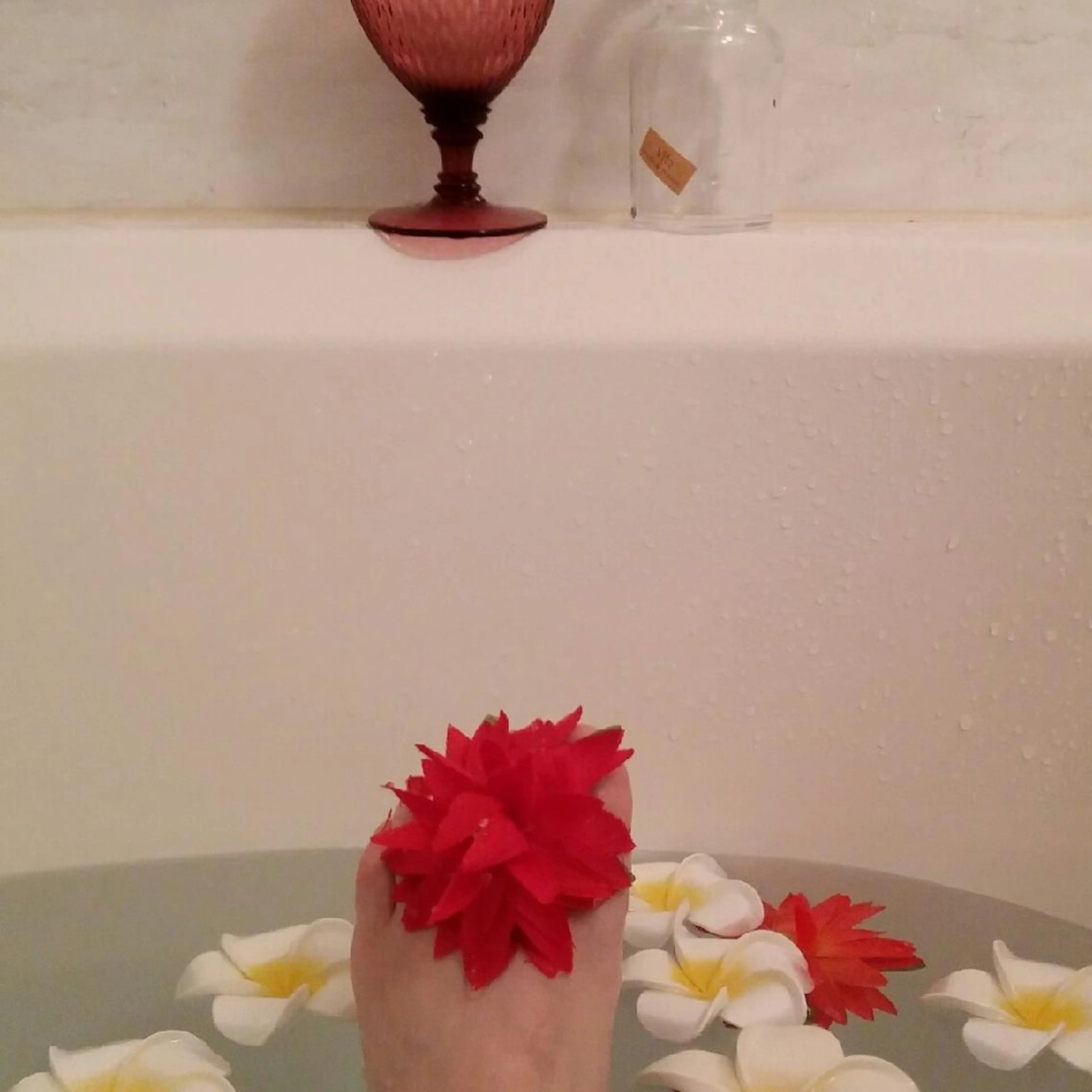 背面ボディとクリームバス(商材使用のヘッドマッサージ)で乾燥からの脱出！100分の写真