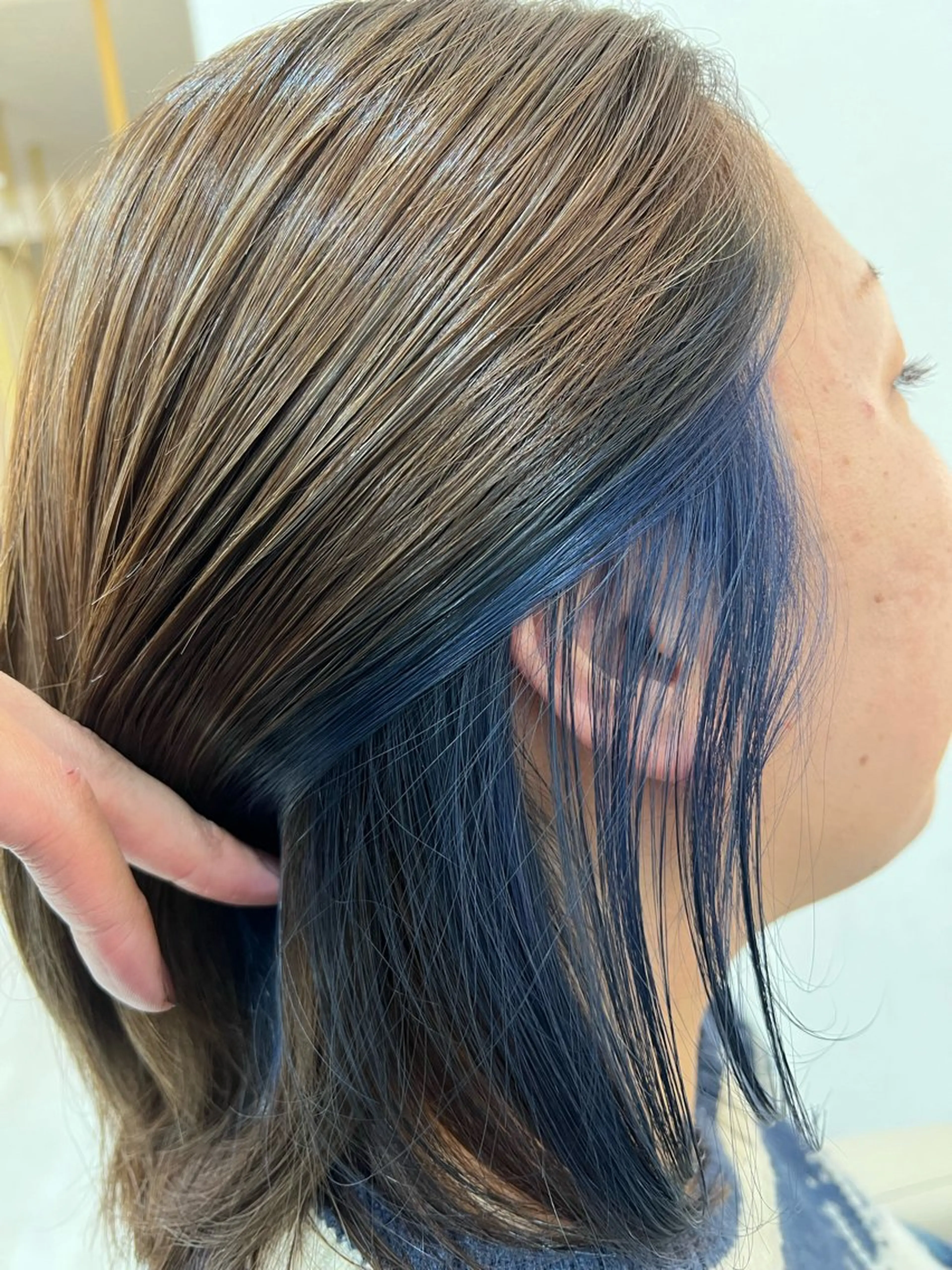 カラー ブルーカラー インナーカラー ヘアカラー ✨ナチュラル✨ 佐藤隆志のヘアスタイル