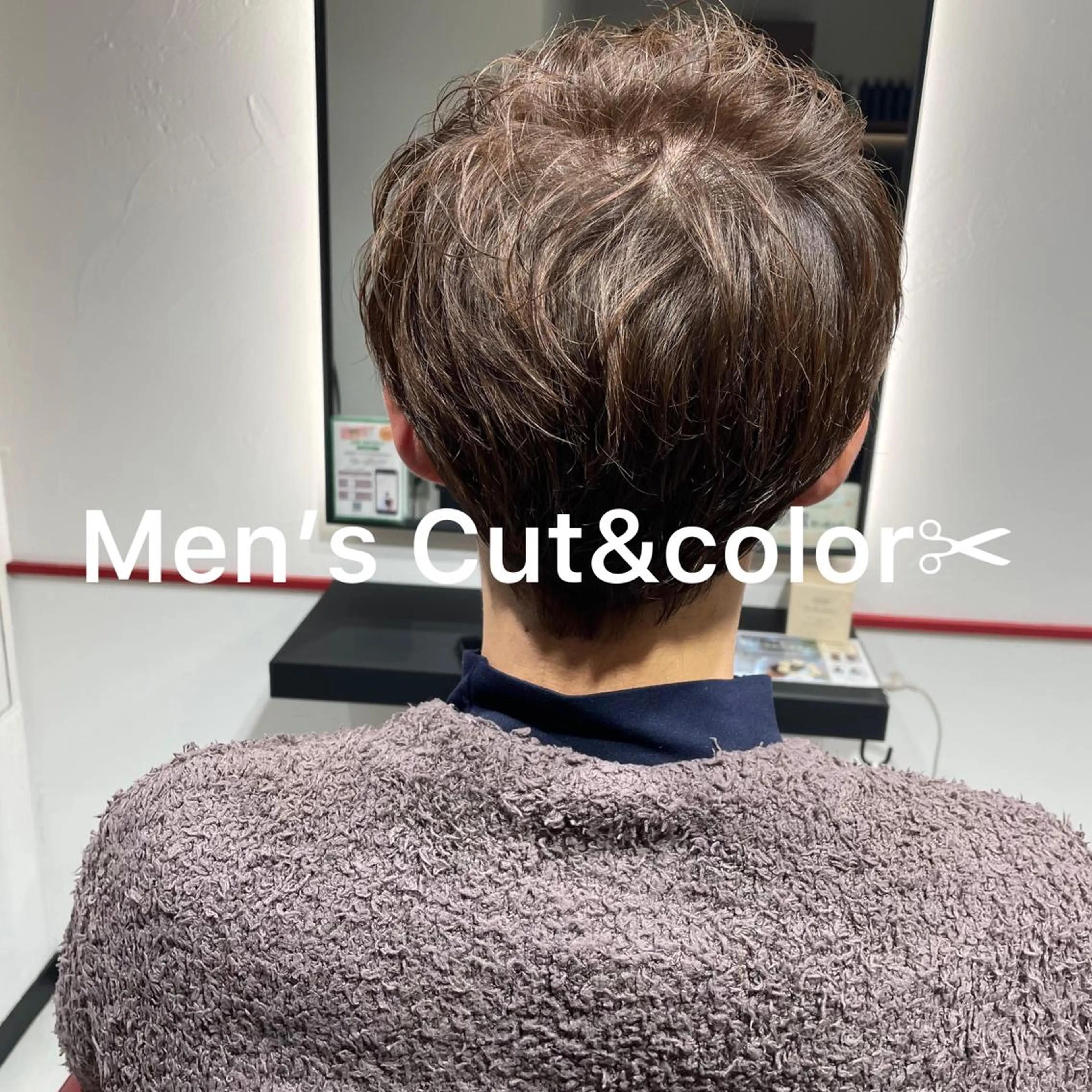 ショート カラー メンズ メンズパーマ/カラー /須藤　大貴のヘアスタイル