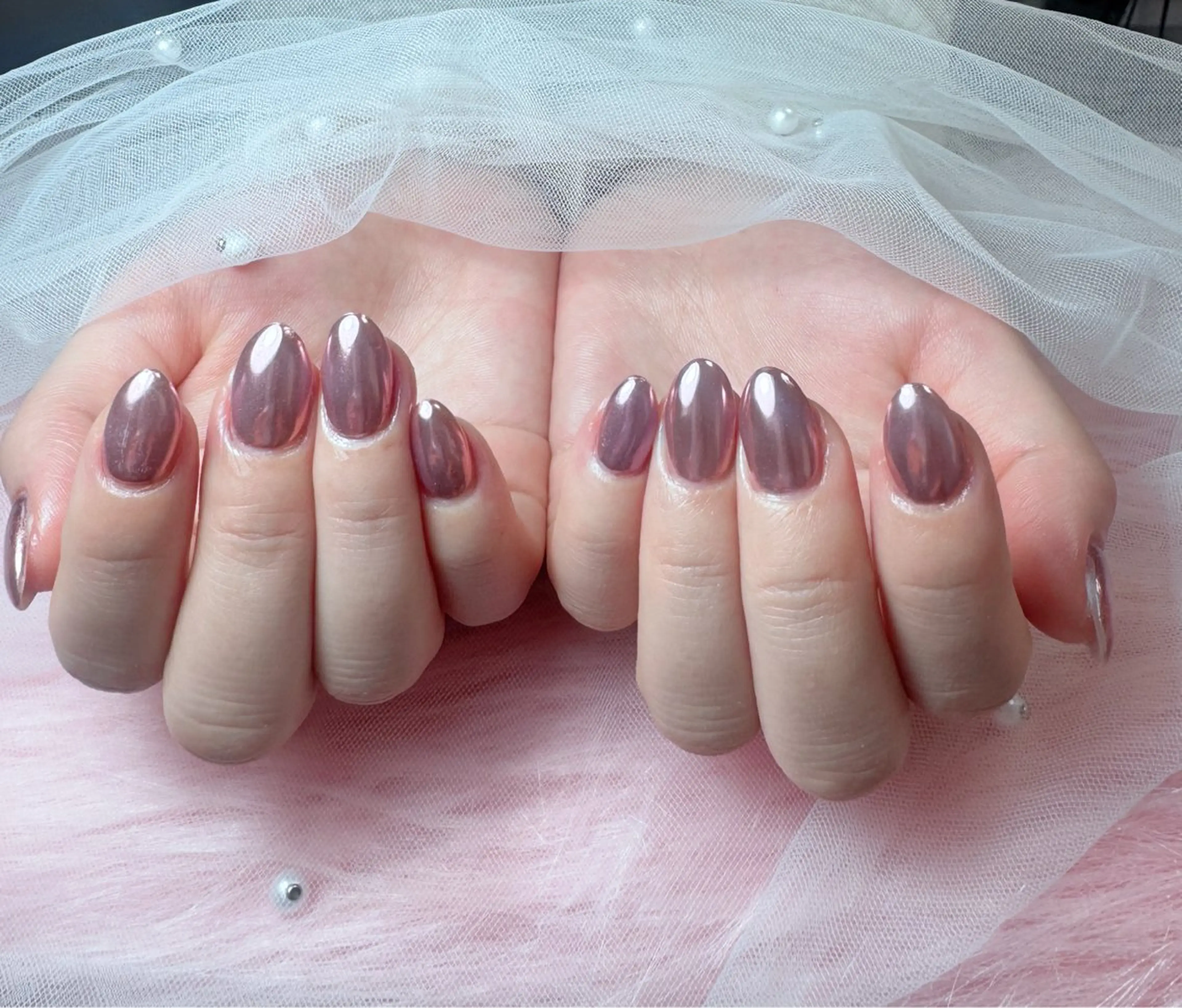 ミラーネイル　(2色まで)の写真