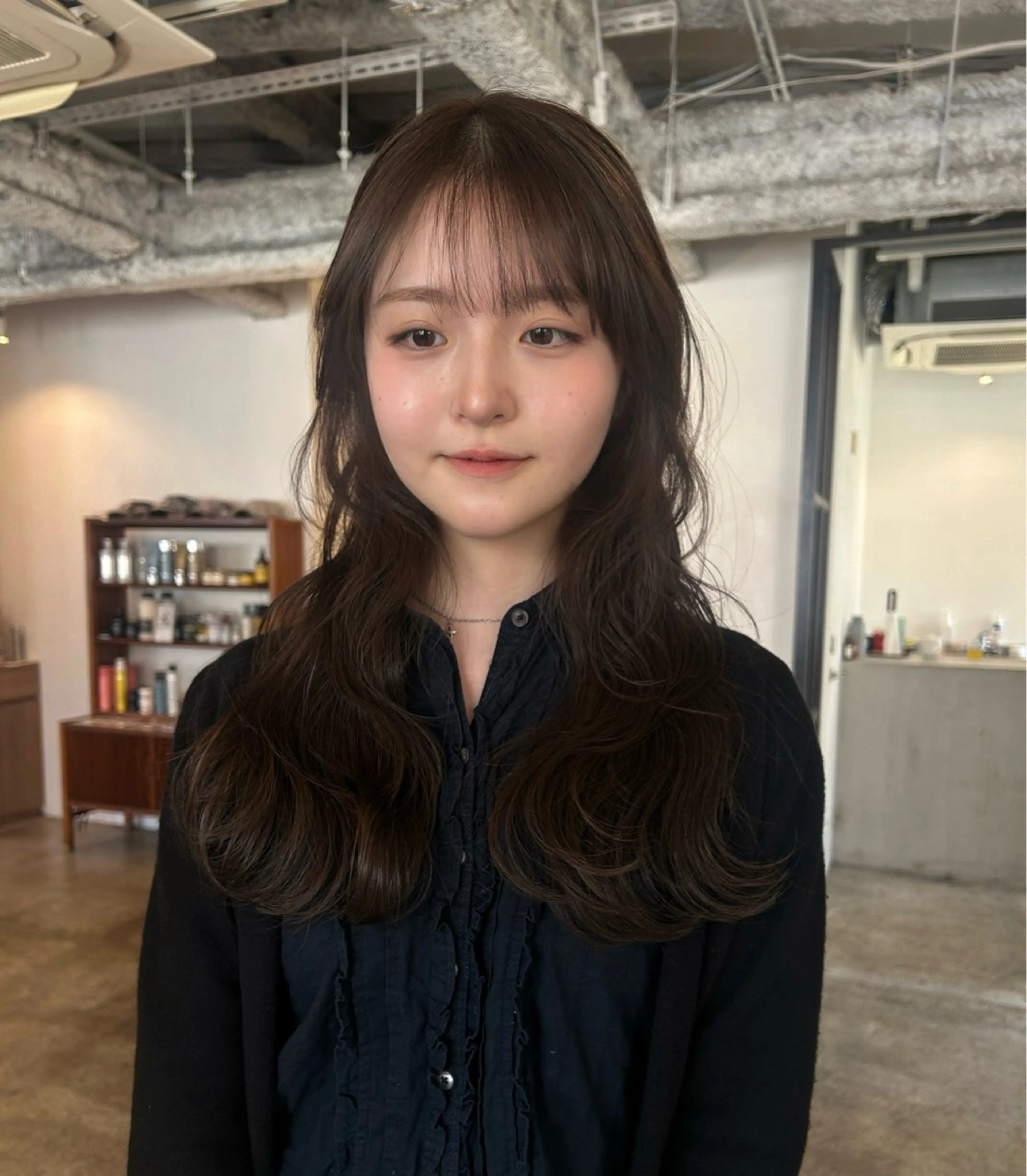 ロング カラー ヘアアレンジ カット ヘアカラー トリートメント 🎀suzuna 透明感colorのヘアスタイル