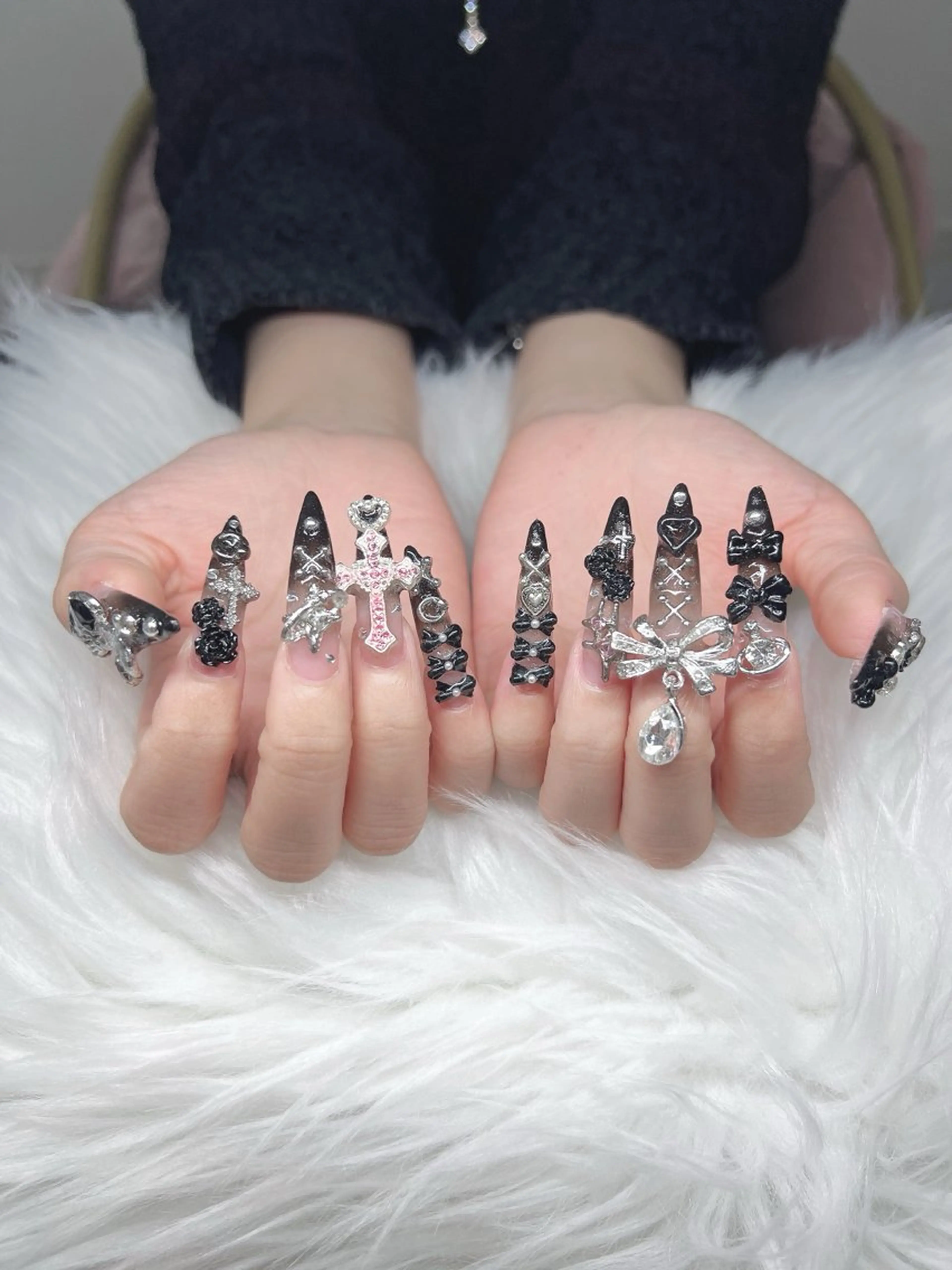 ネイル ハンドネイル Lee Nails チップ長さだし専門店のネイルデザイン