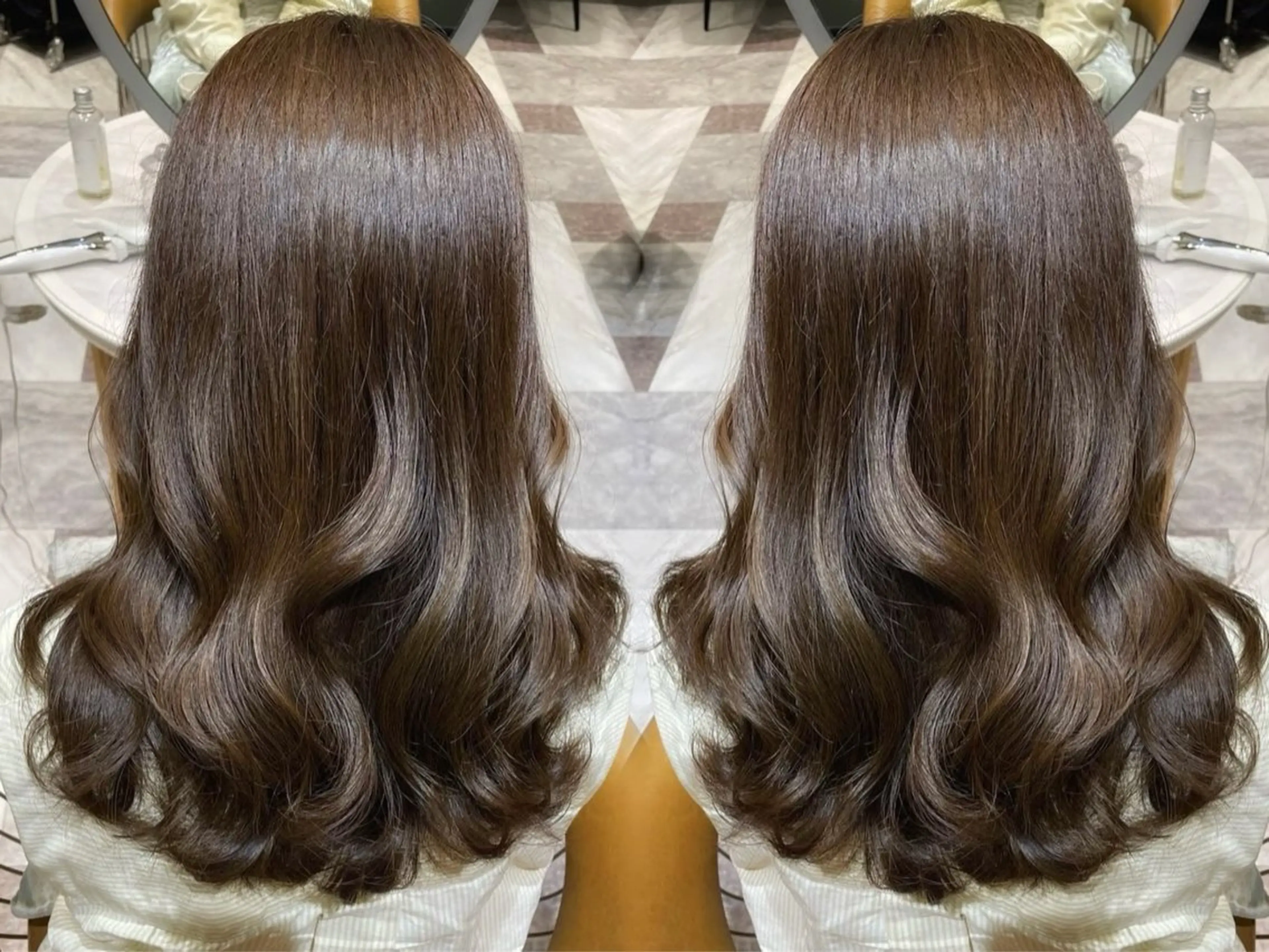 ロング カラー ヘアカラー トリートメント 透明感×ハイトーン× ブリーチTakeruのヘアスタイル