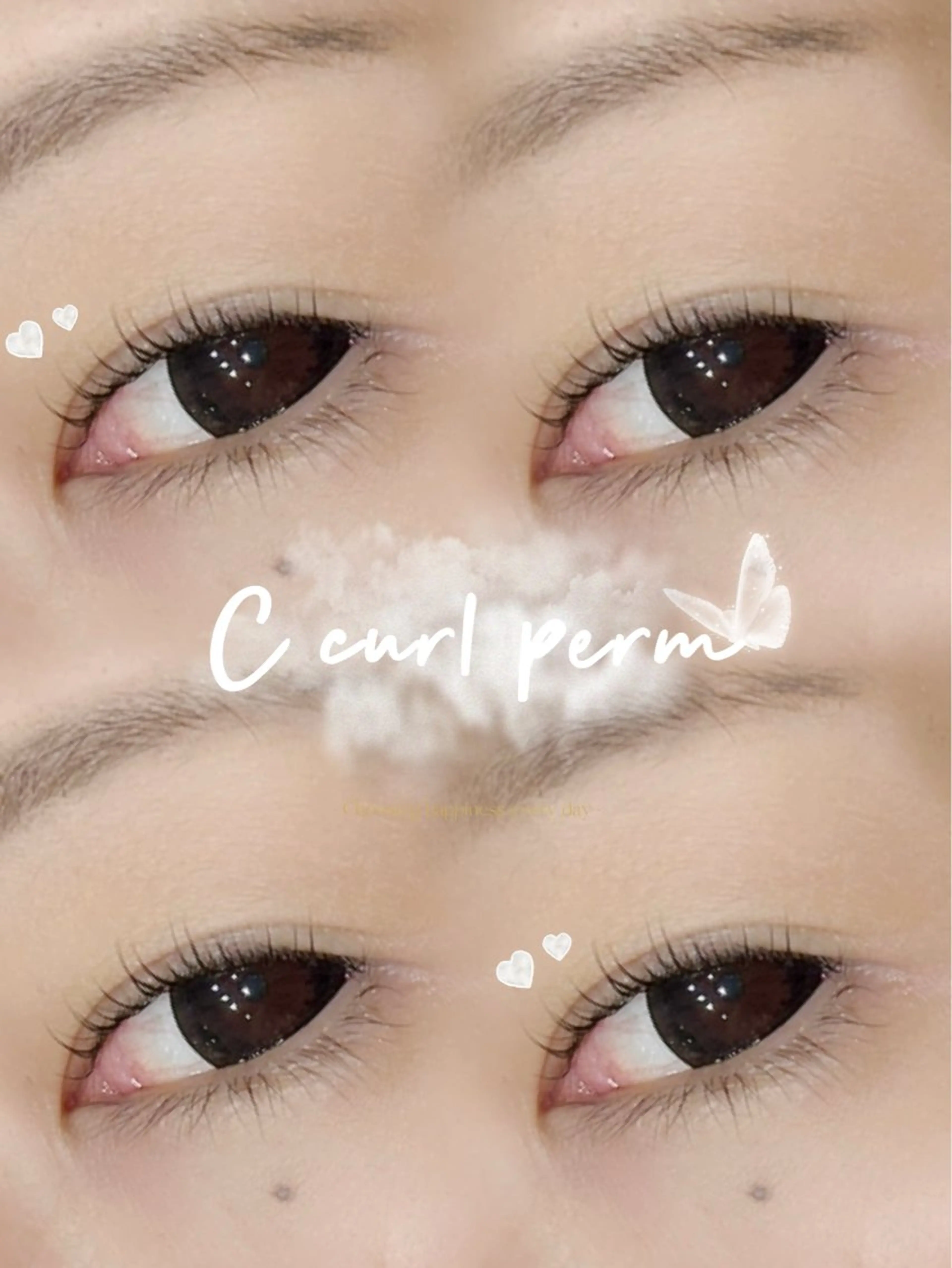 マツエク・マツパ 一重×まつ毛パーマ マツパ 🎀アイドル🎀 まつ毛YUA🍒のマツエク・マツパデザイン