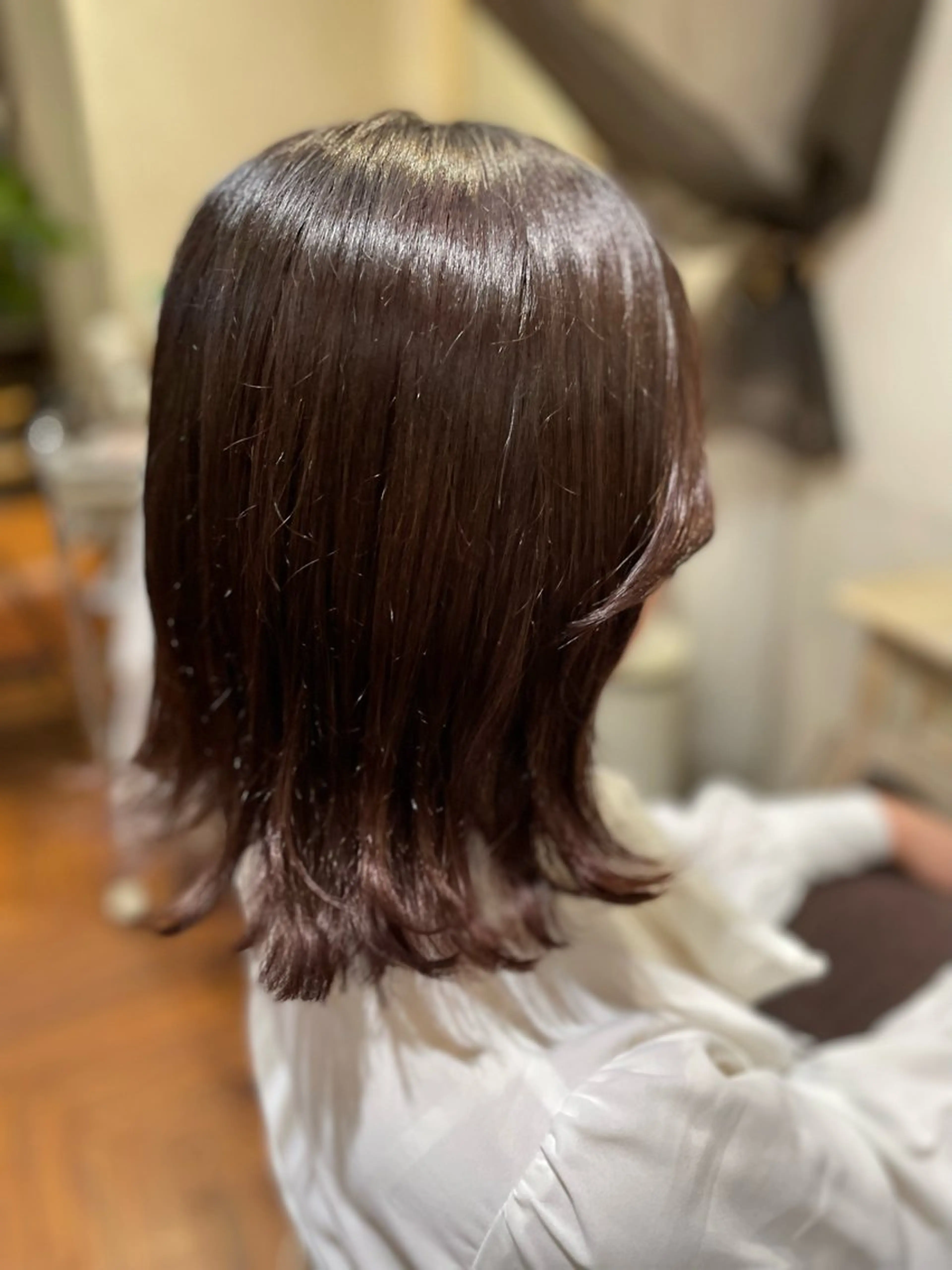 ミディアム 外ハネヘア ナチュラル🧡可愛い MINAMIのヘアスタイル