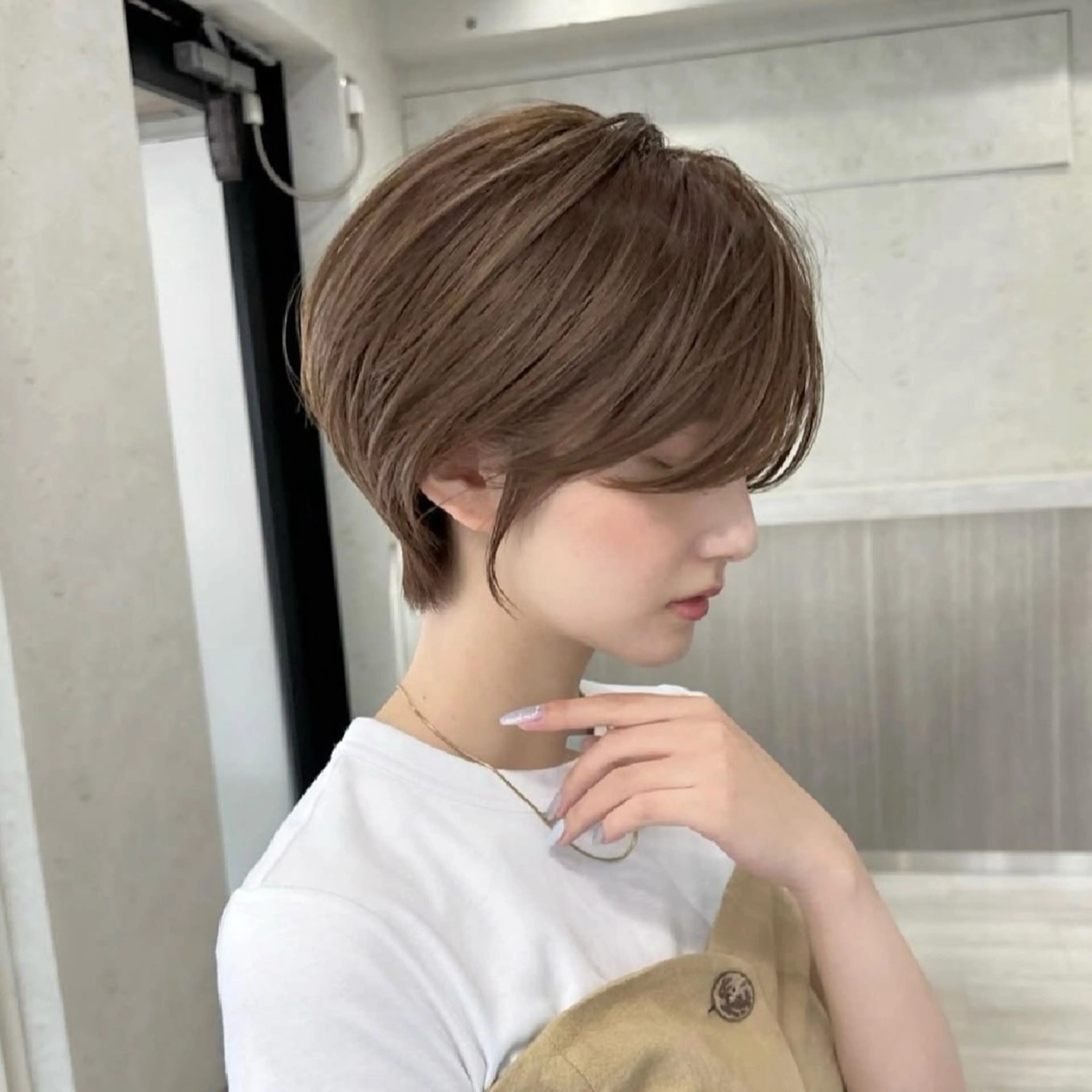 ショート 艶カラー/ヘアセット 着付け　ふうか　渋谷のヘアスタイル