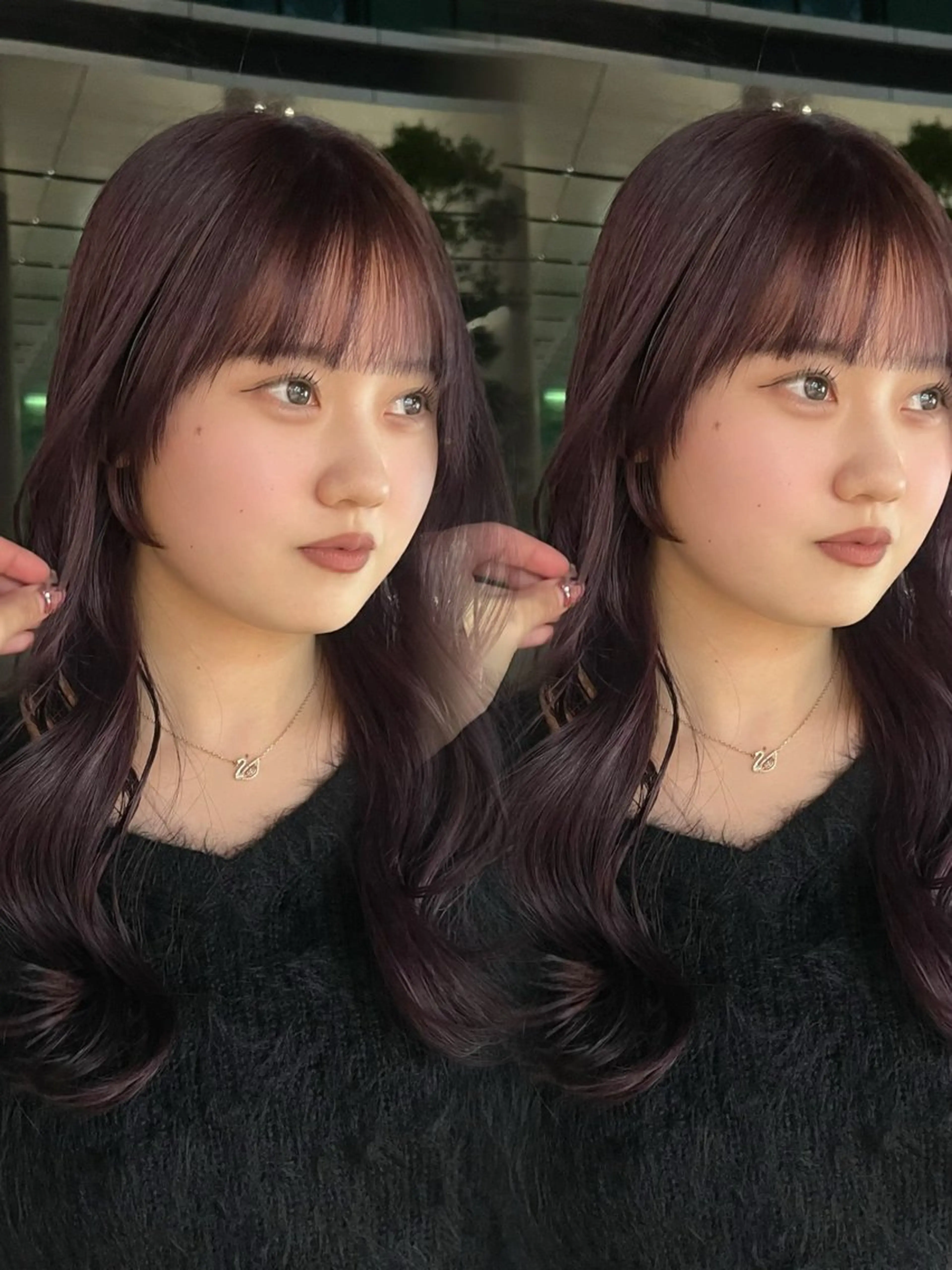 ロング カラー 柔らかい艶暖色 レイヤー🫧姫汝のヘアスタイル