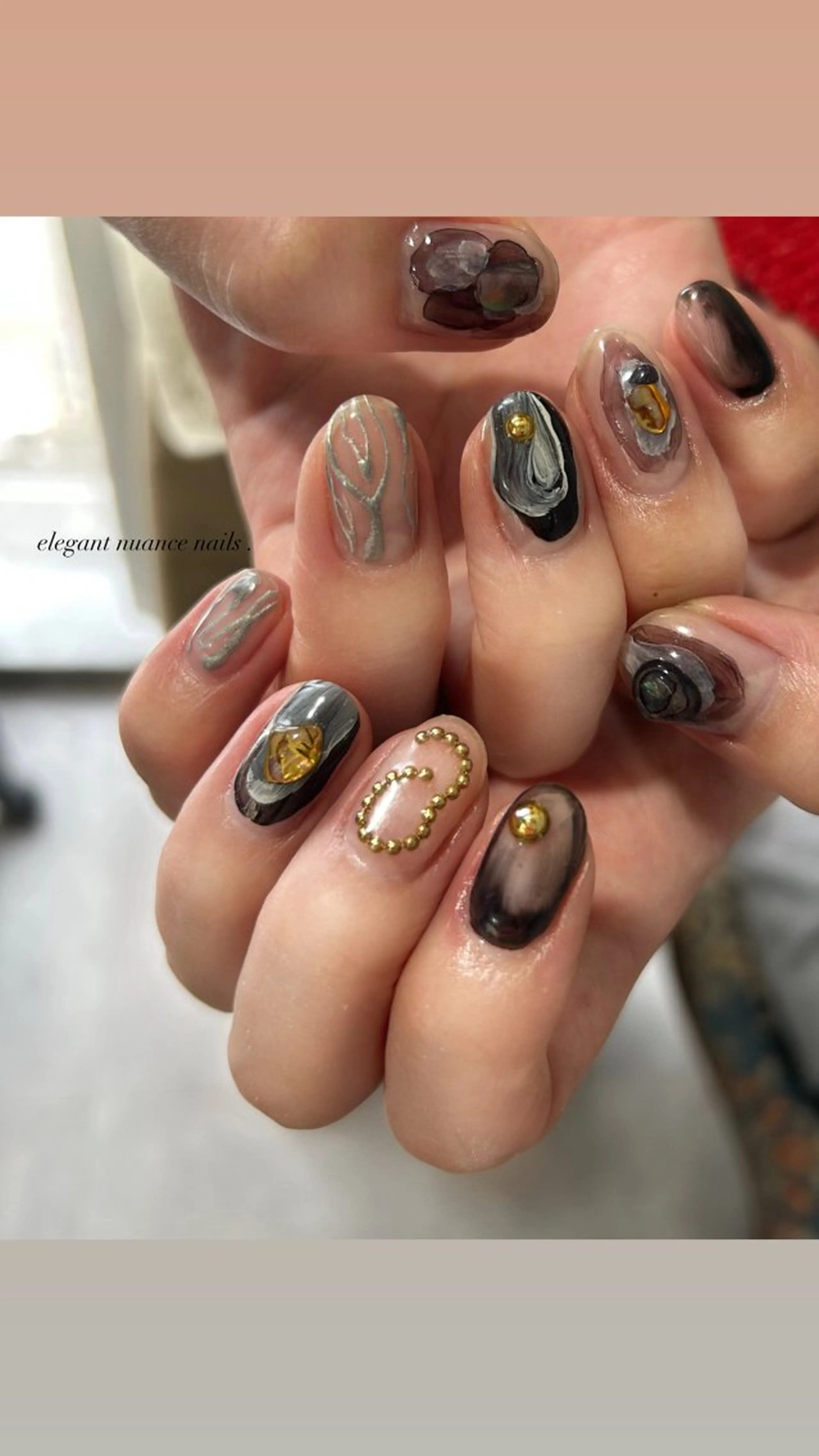 ネイル ハンドネイル フットネイル ASA nail / アート☀︎ニュアンスのネイルデザイン