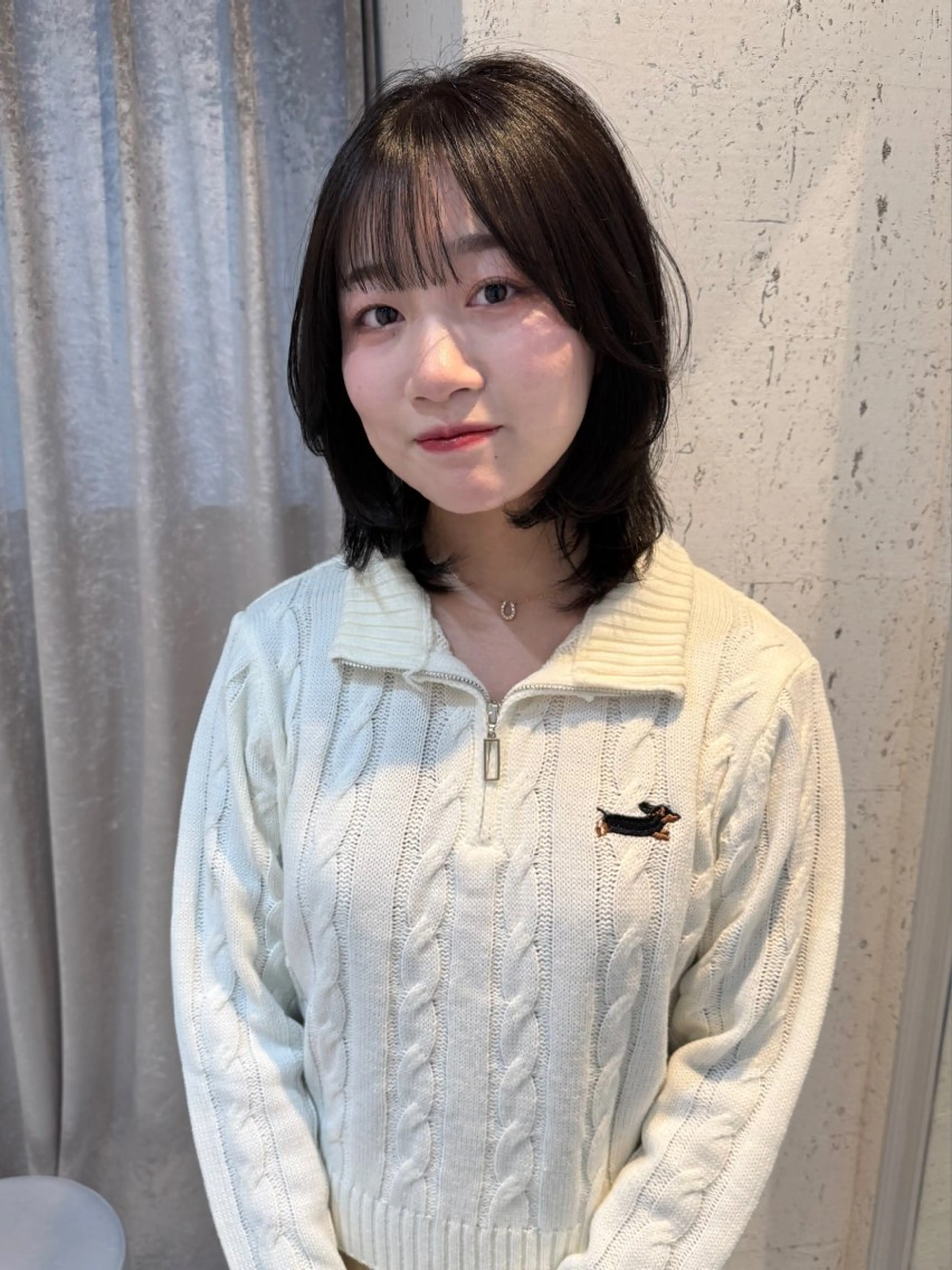 ミディアム カラー カット ヘアカラー トリートメント mai / linoah˚✧のヘアスタイル