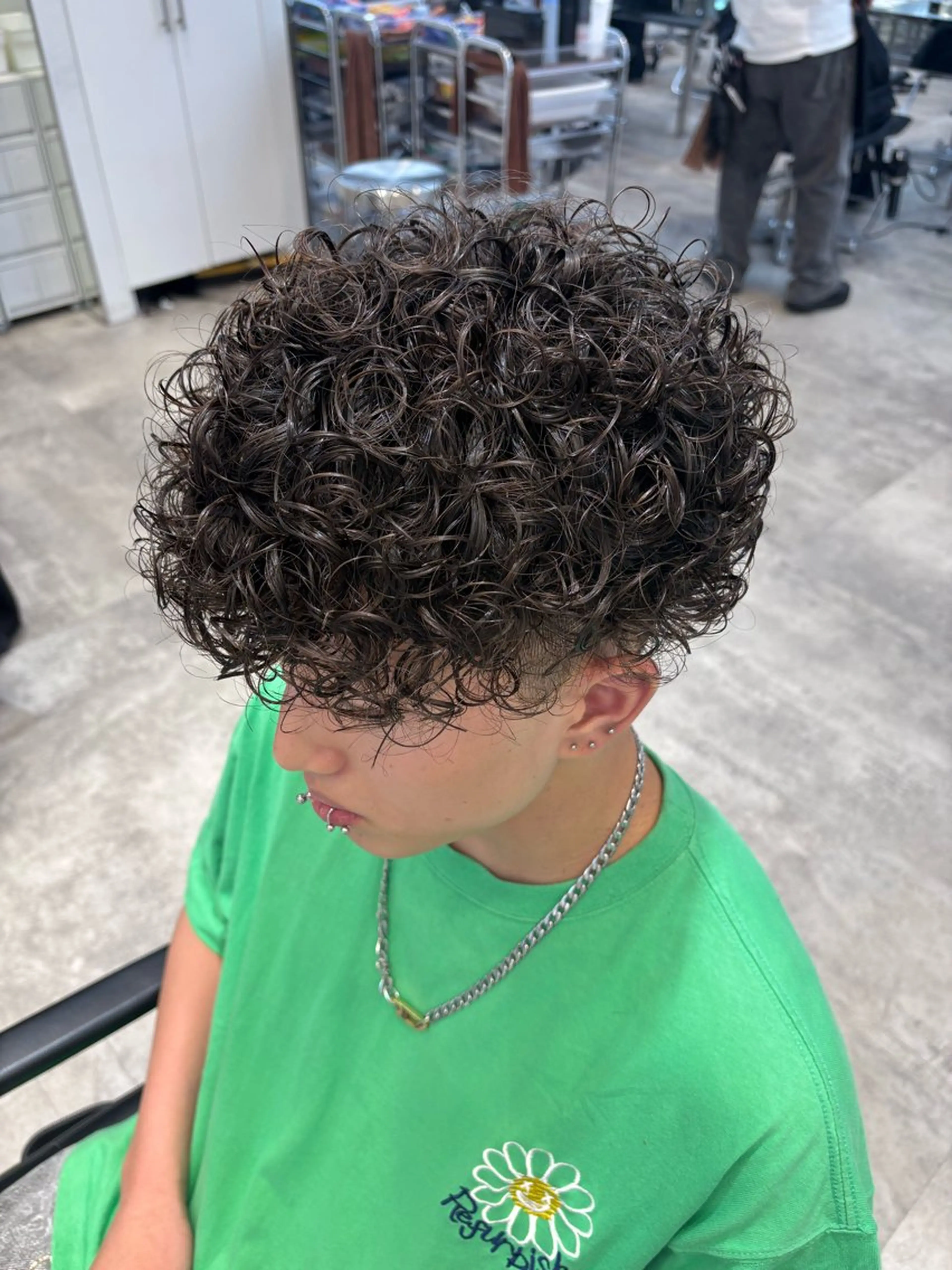 パーマ メンズ カット パーマ fifth 武正 琉生のヘアスタイル