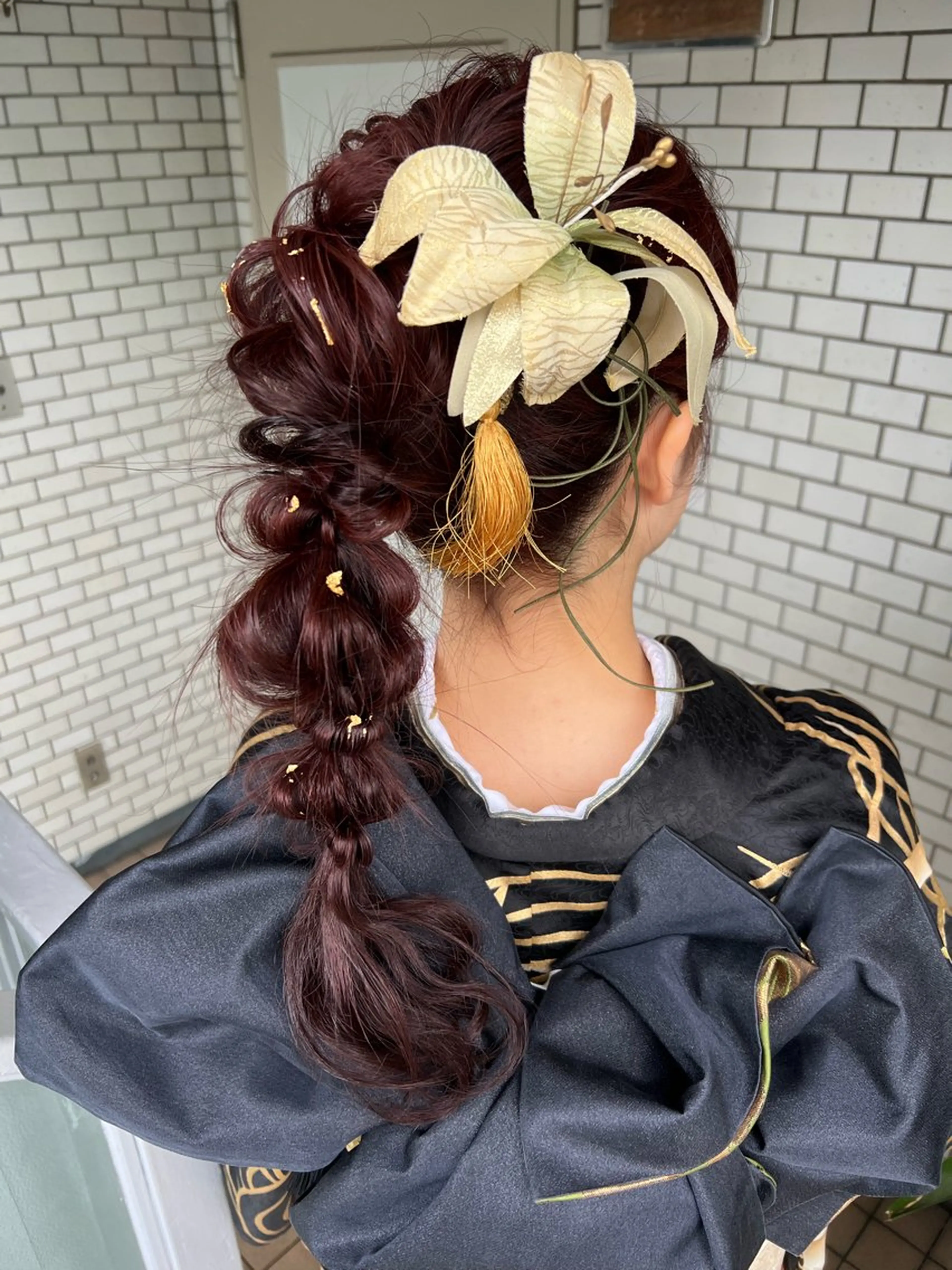 ヘアアレンジ 成人式 大人可愛いヘアメイク 💋🧚‍♀️しずかのヘアスタイル