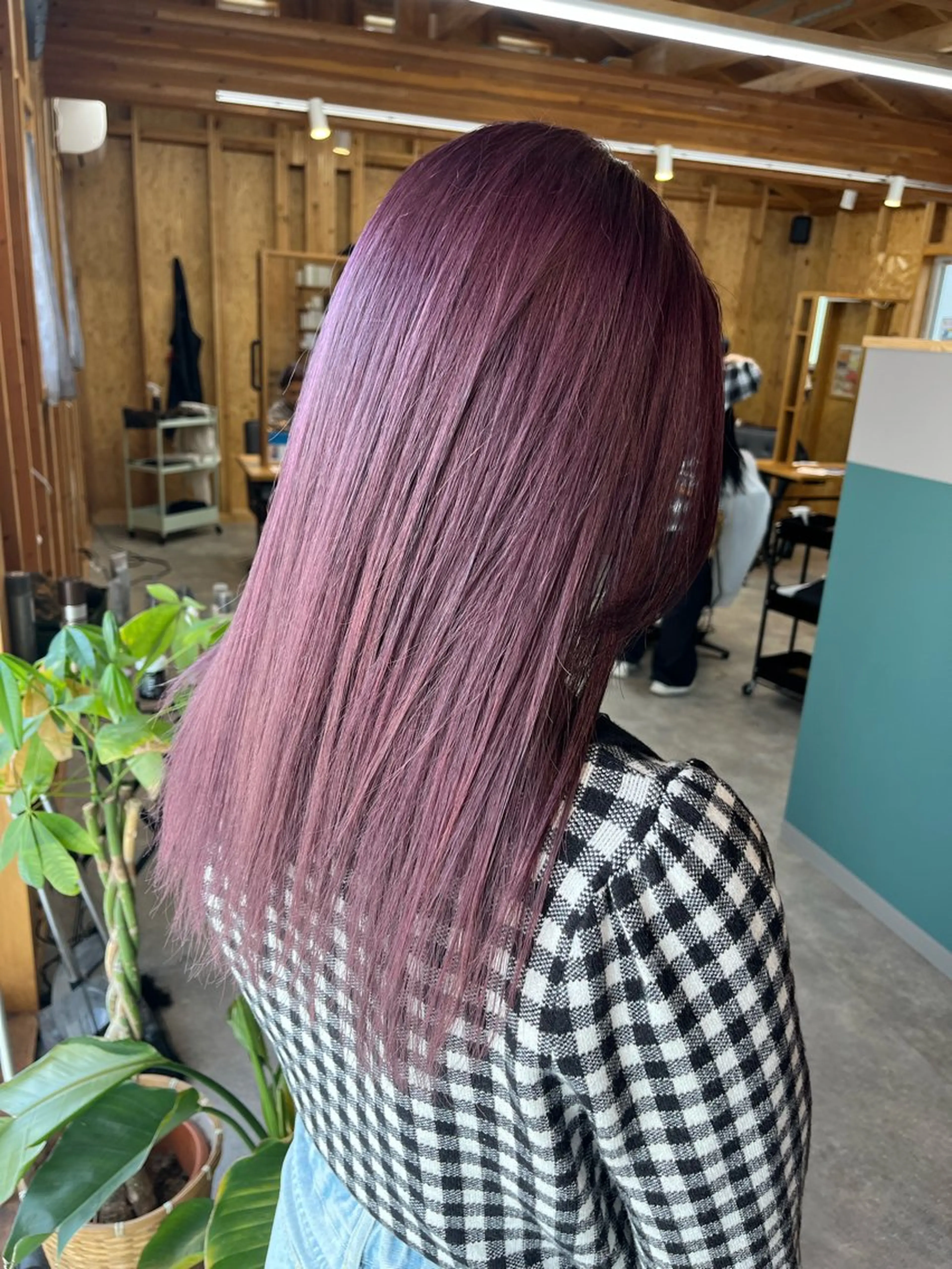 カラー まろみ暖色×ボブ ×chia🕯のヘアスタイル