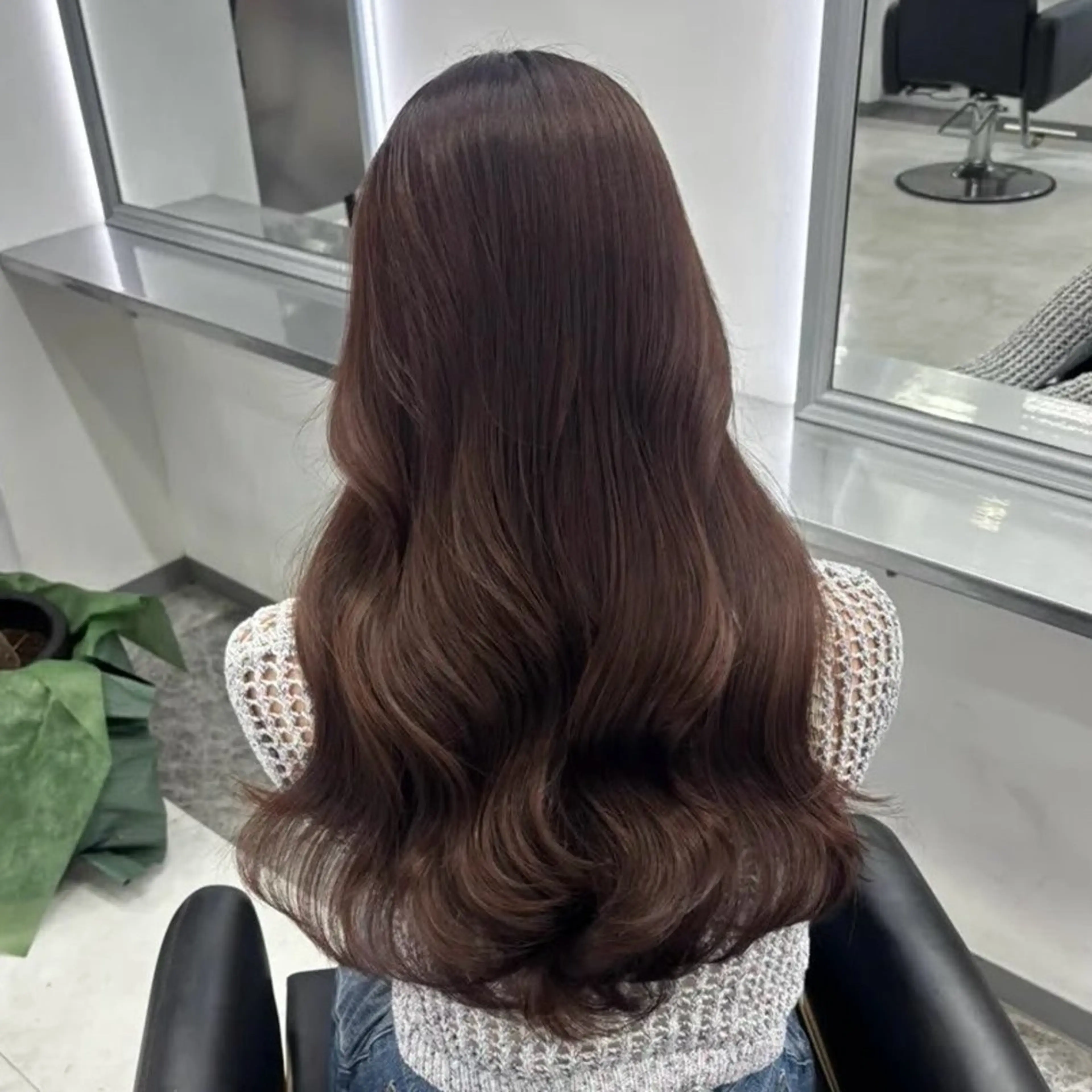 ロング 韓国風ヘア ヘアカラー 涼星/心斎橋/ モデル募集中👑のヘアスタイル