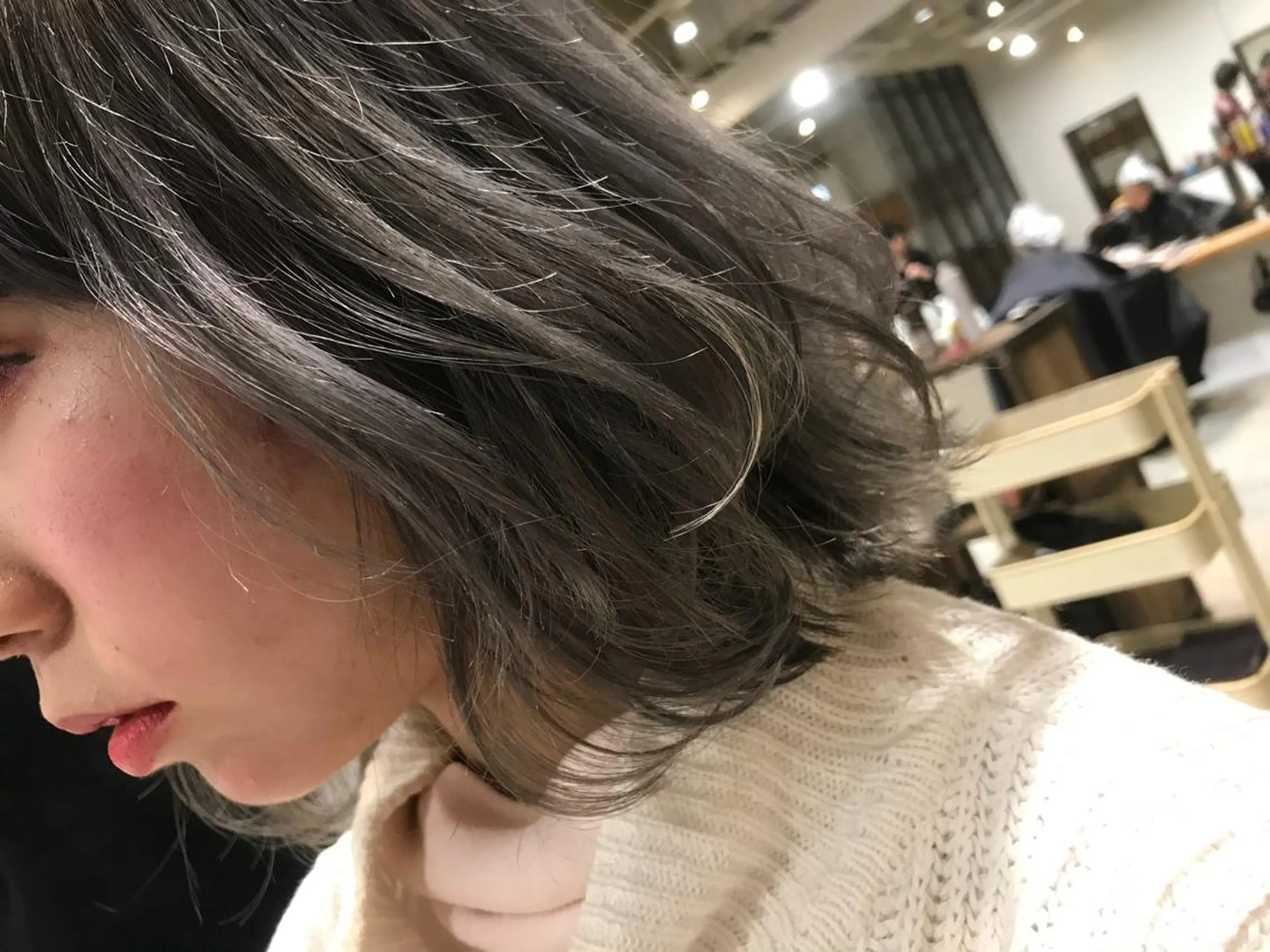 ショート カラー アッシュ シルバー シルバーアッシュ 竹嶌 健吾のヘアスタイル