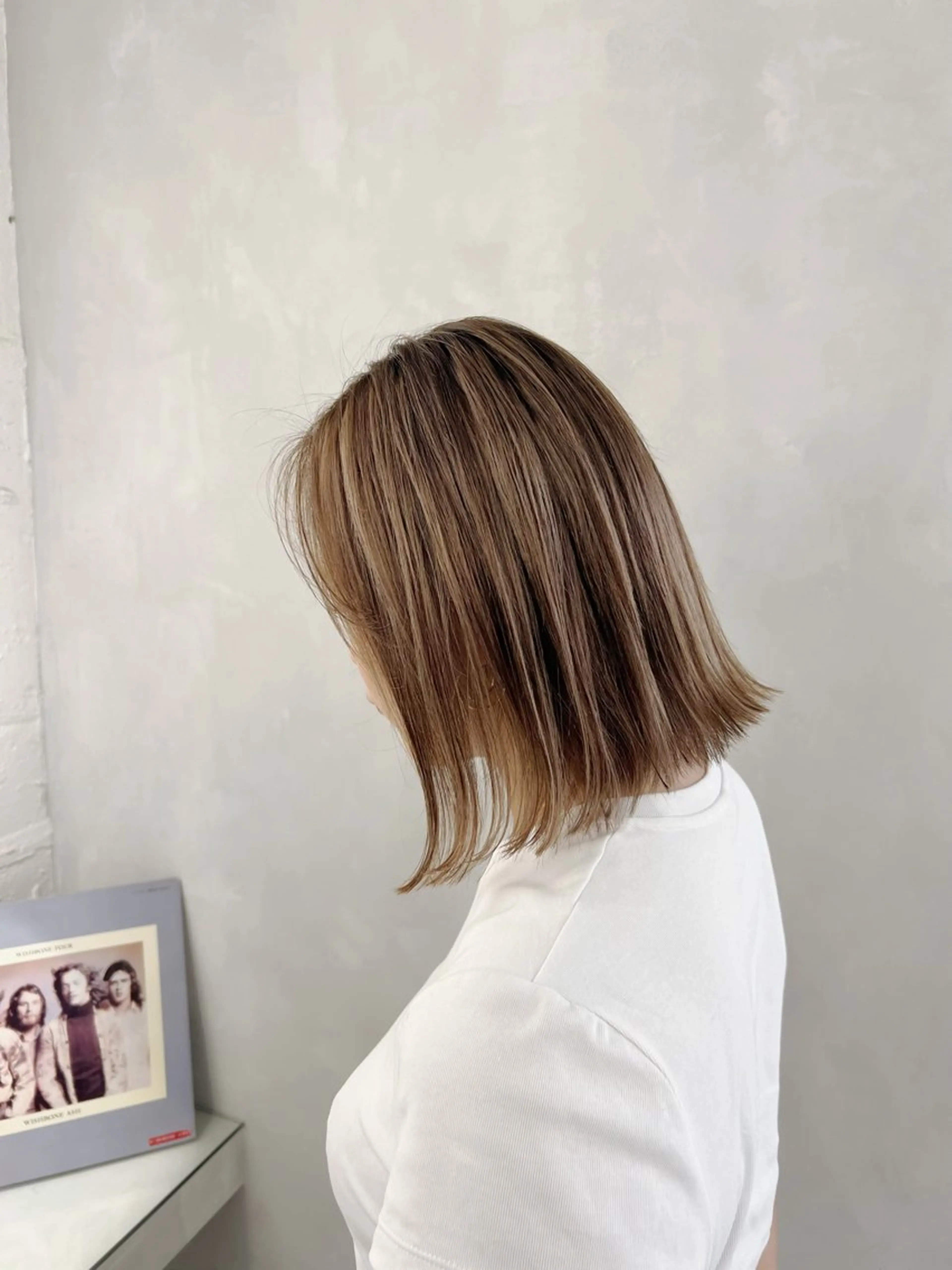 ミディアム ハイライト カット ヘアカラー トリートメント ハイライト／レイヤー 木下翔太のヘアスタイル