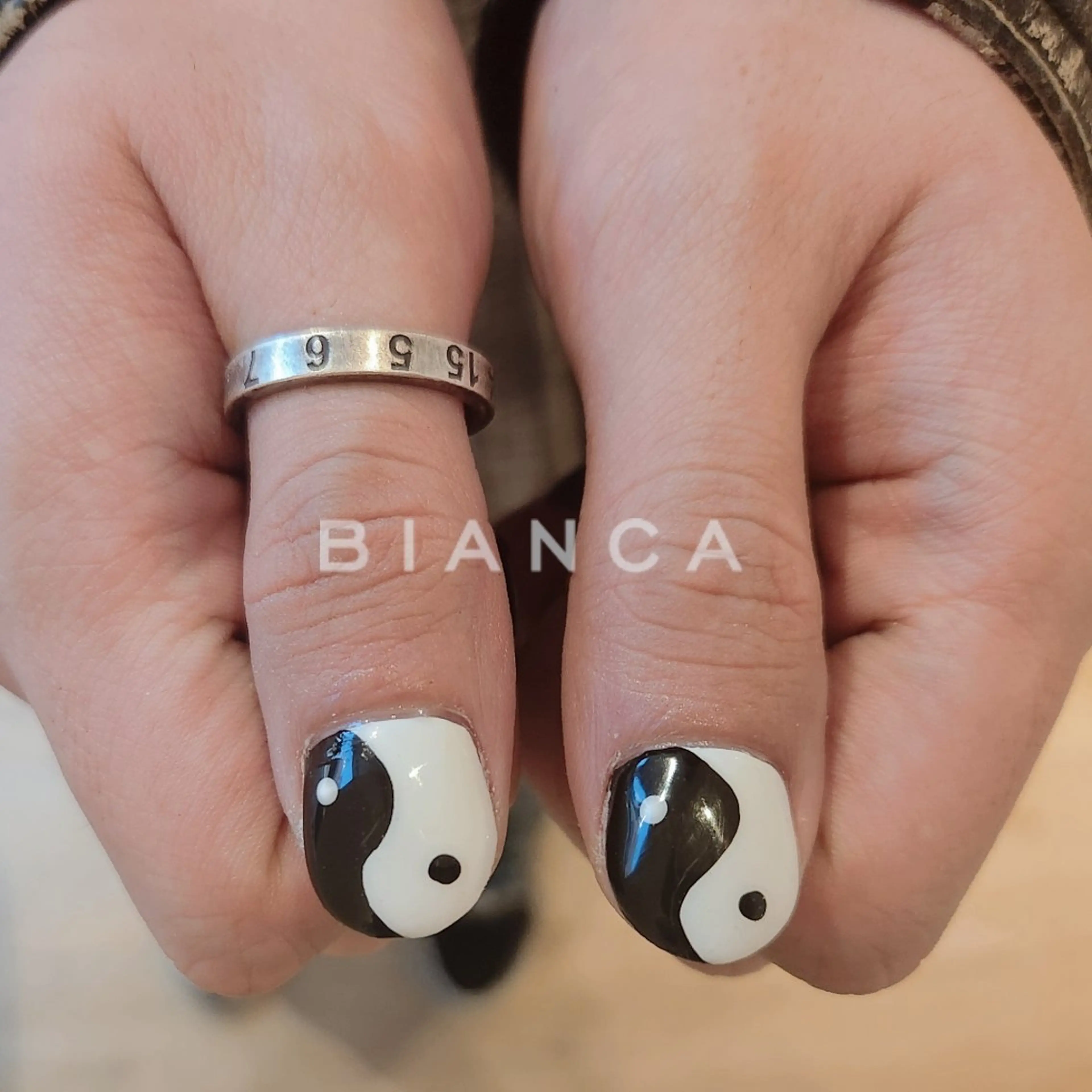 ネイル メンズ アートネイル ハート メンズネイル ショートネイル ハンドネイル Bianca名駅店 あゆのネイルデザイン