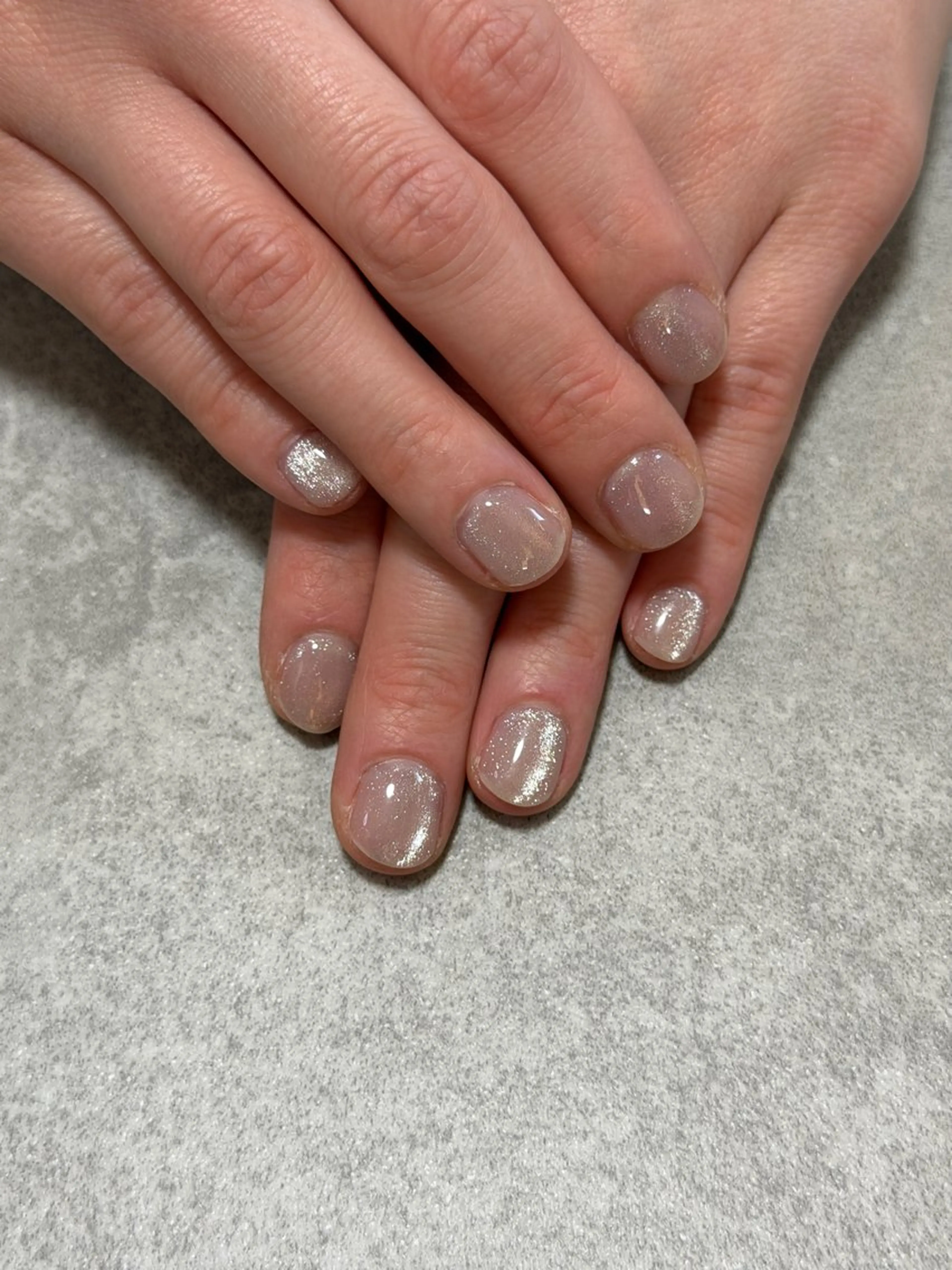 ネイル クリアネイル マグネットネイル ワンカラーネイル シンプルネイル Amo ／アモのネイルデザイン