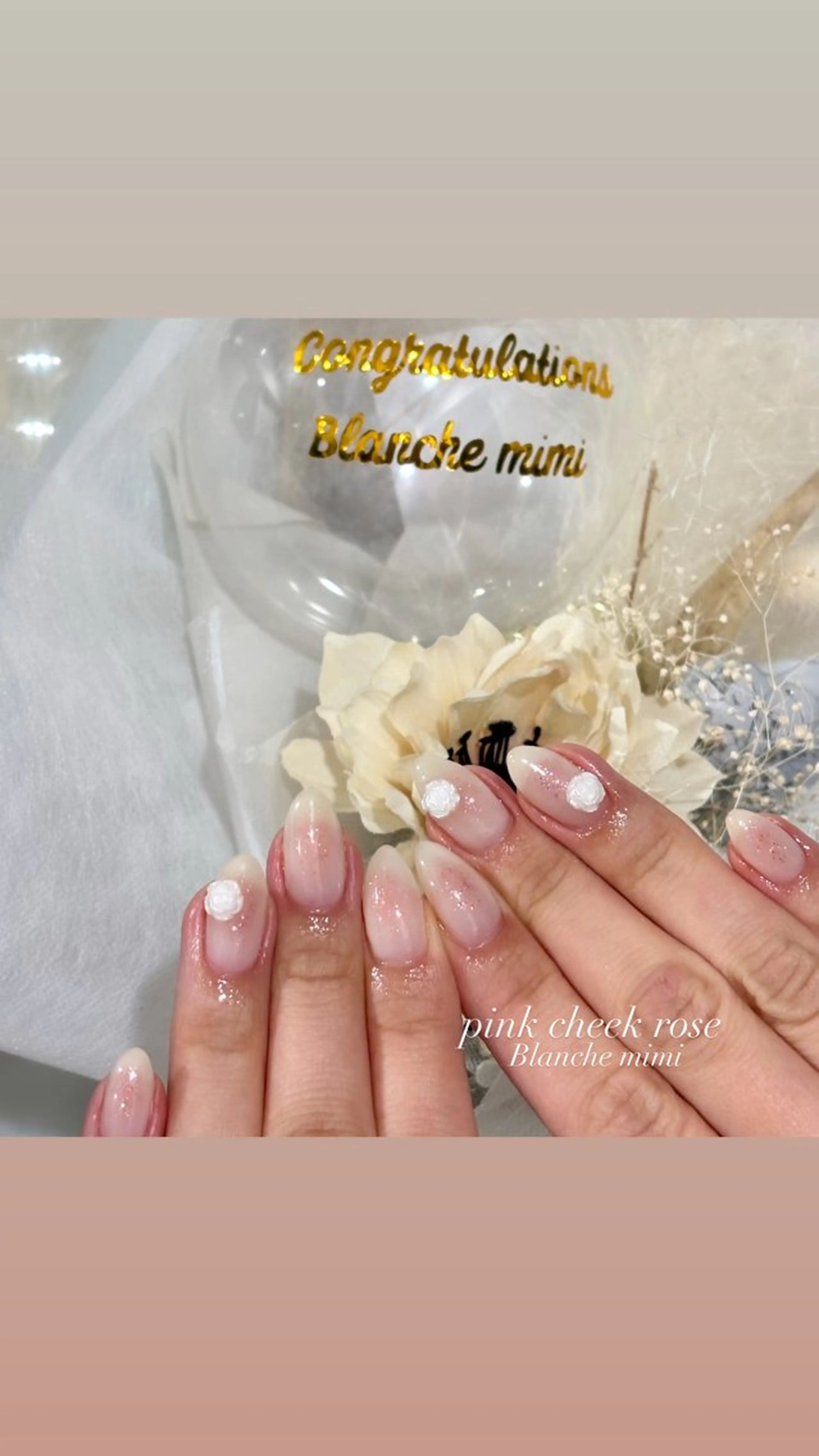 ネイル ハンドネイル Blanche mimi.u_aのネイルデザイン