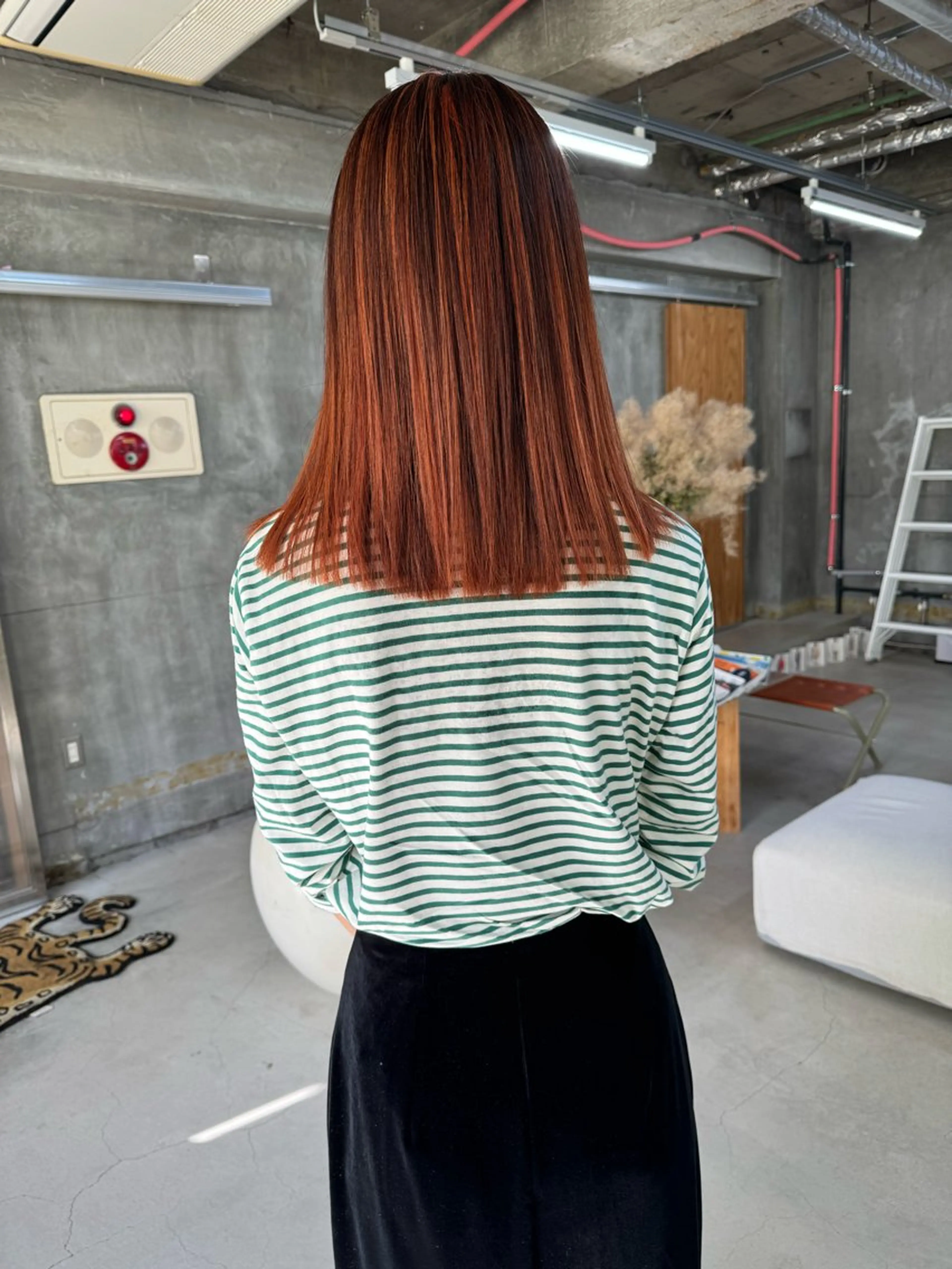 ミディアム カット ヘアカラー トリートメント サトウ レンマのヘアスタイル