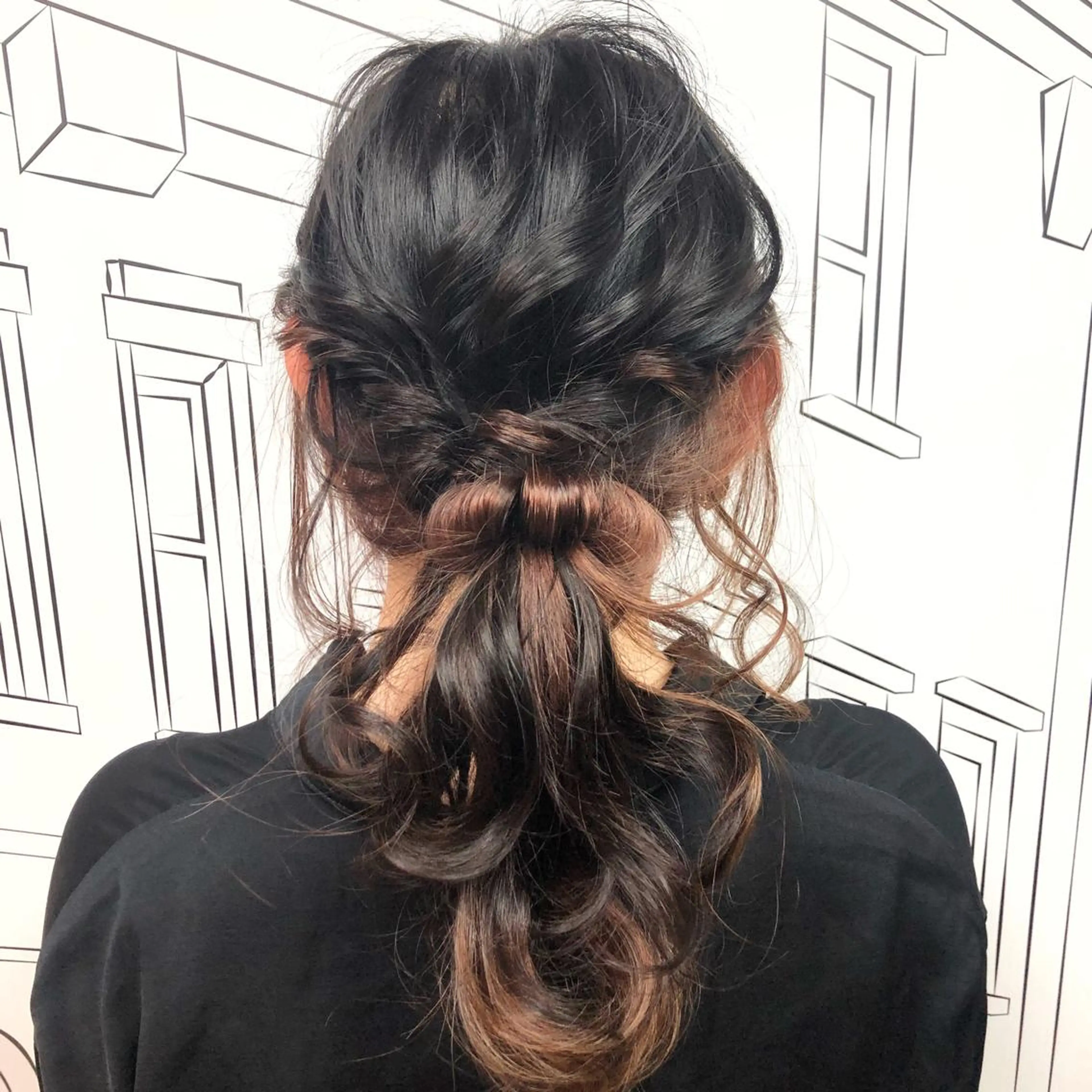 カラー ヘアアレンジ インナーカラー TOMOKA 艶髪/透明感カラーのヘアスタイル