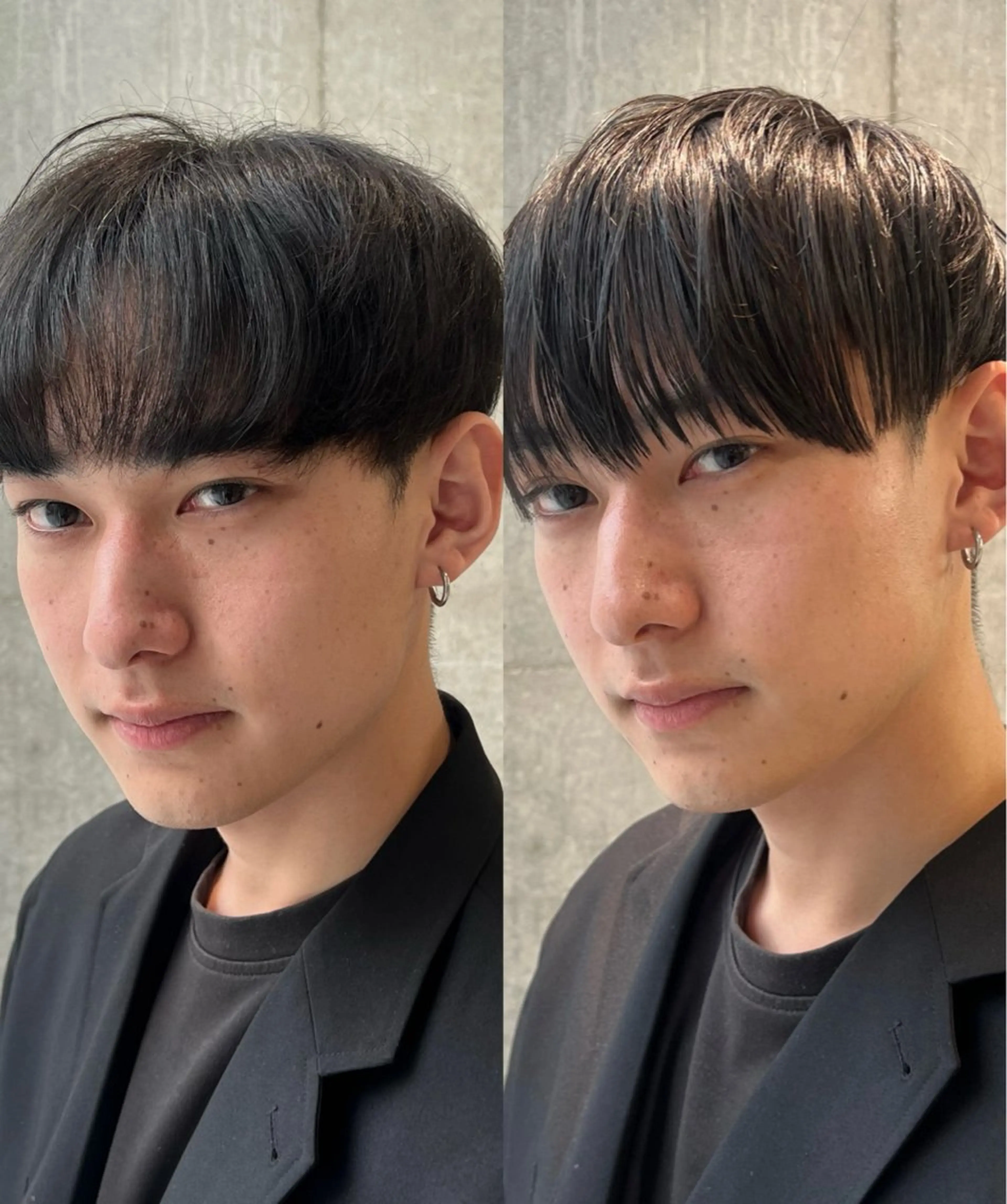 メンズ カット 縮毛矯正 トリートメント 吉沢遣人/レイヤー 艶カラー/抜け感のヘアスタイル