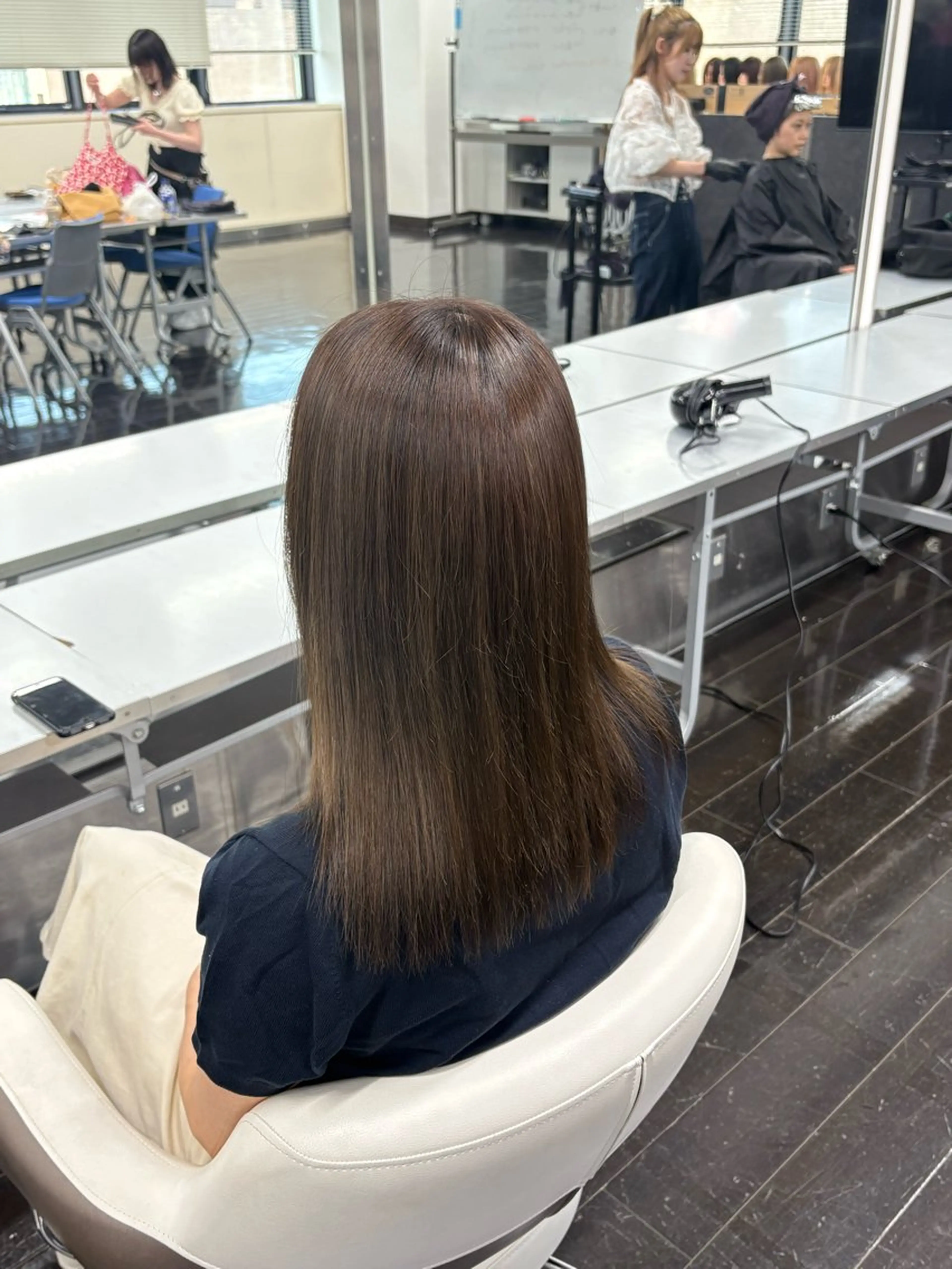 【縮毛矯正】前髪のみ🐱ポイント矯正✨の写真