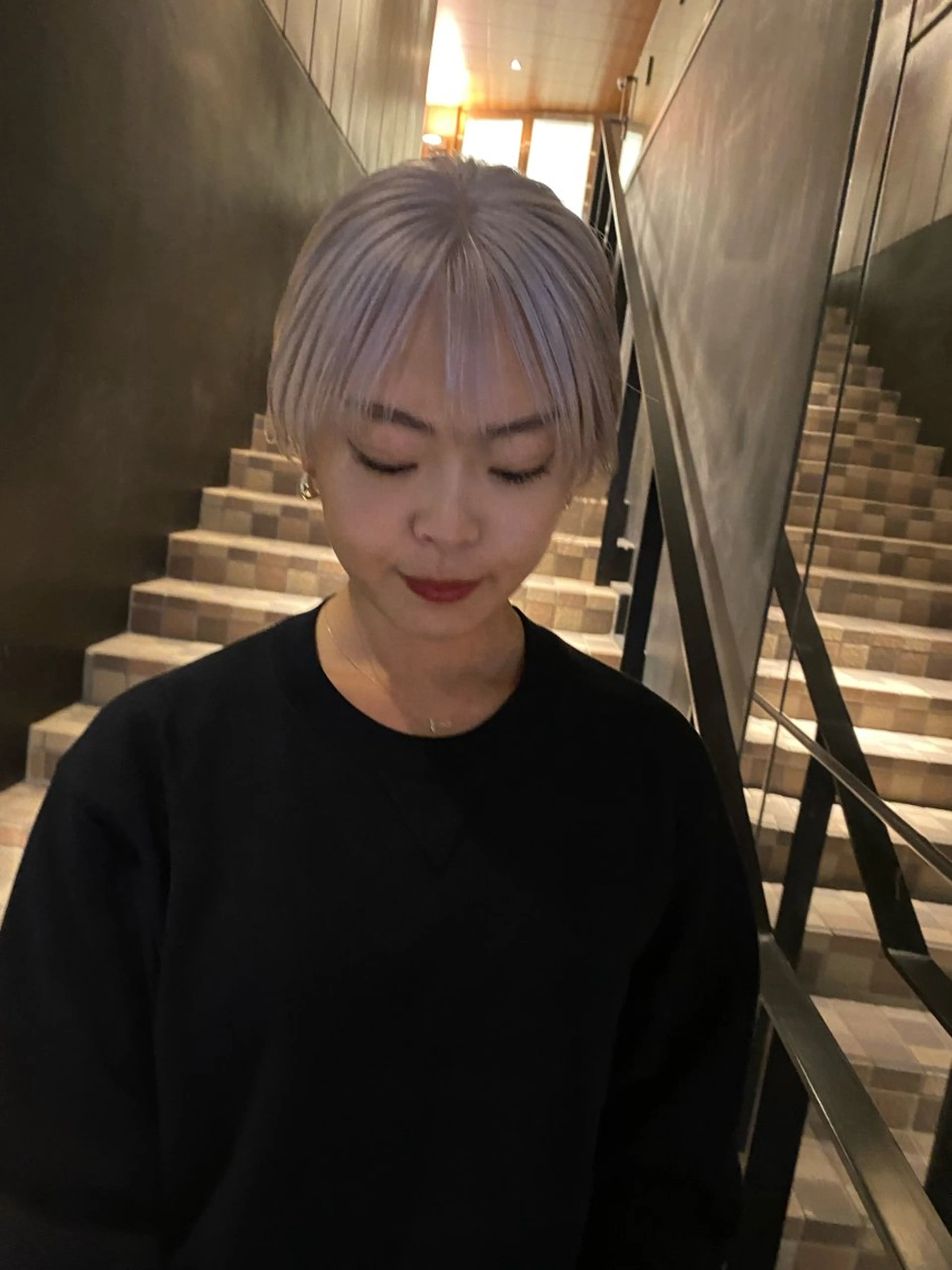 ショート カラー カット ヘアカラー 吉武 茂暉のヘアスタイル