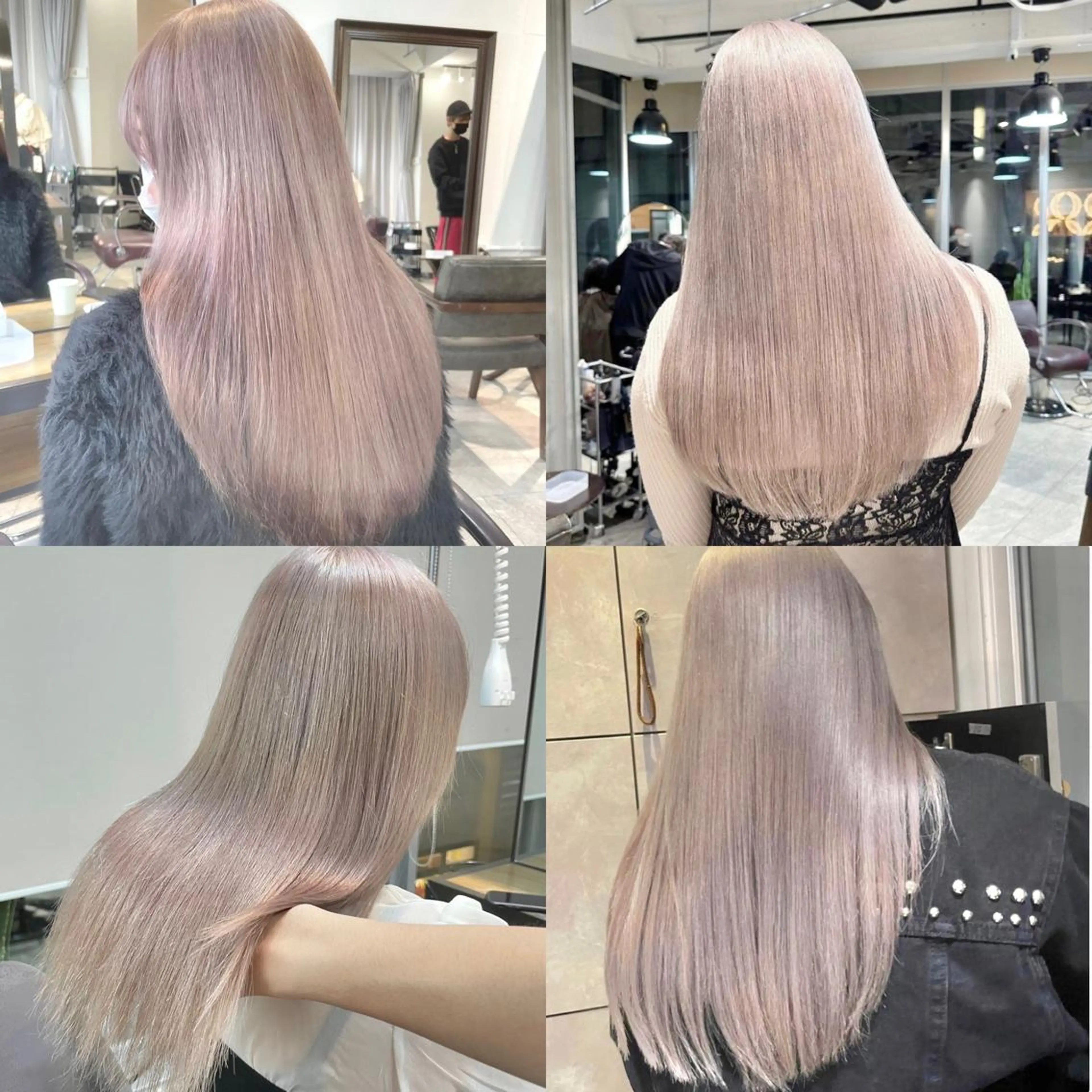 セミロング カラー ヘアアレンジ ヘアカラー 🌹TikTok４万 ﾌｫﾛﾜｰ🌹AKIのヘアスタイル