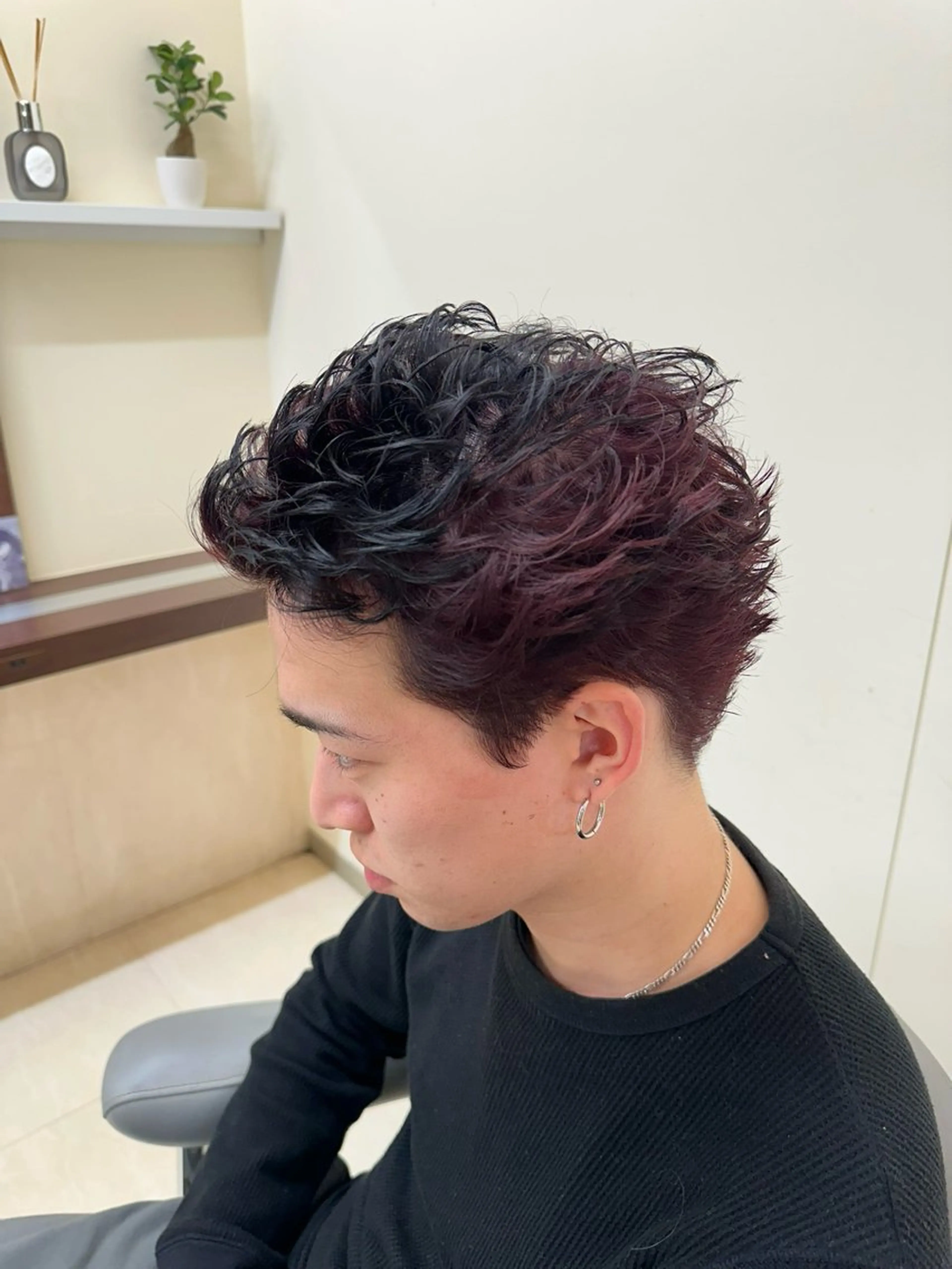 ショート カラー パーマ メンズ デザインカラー カット ヘアカラー 毎月230人担当/ メンズヘア/清和武虎のヘアスタイル