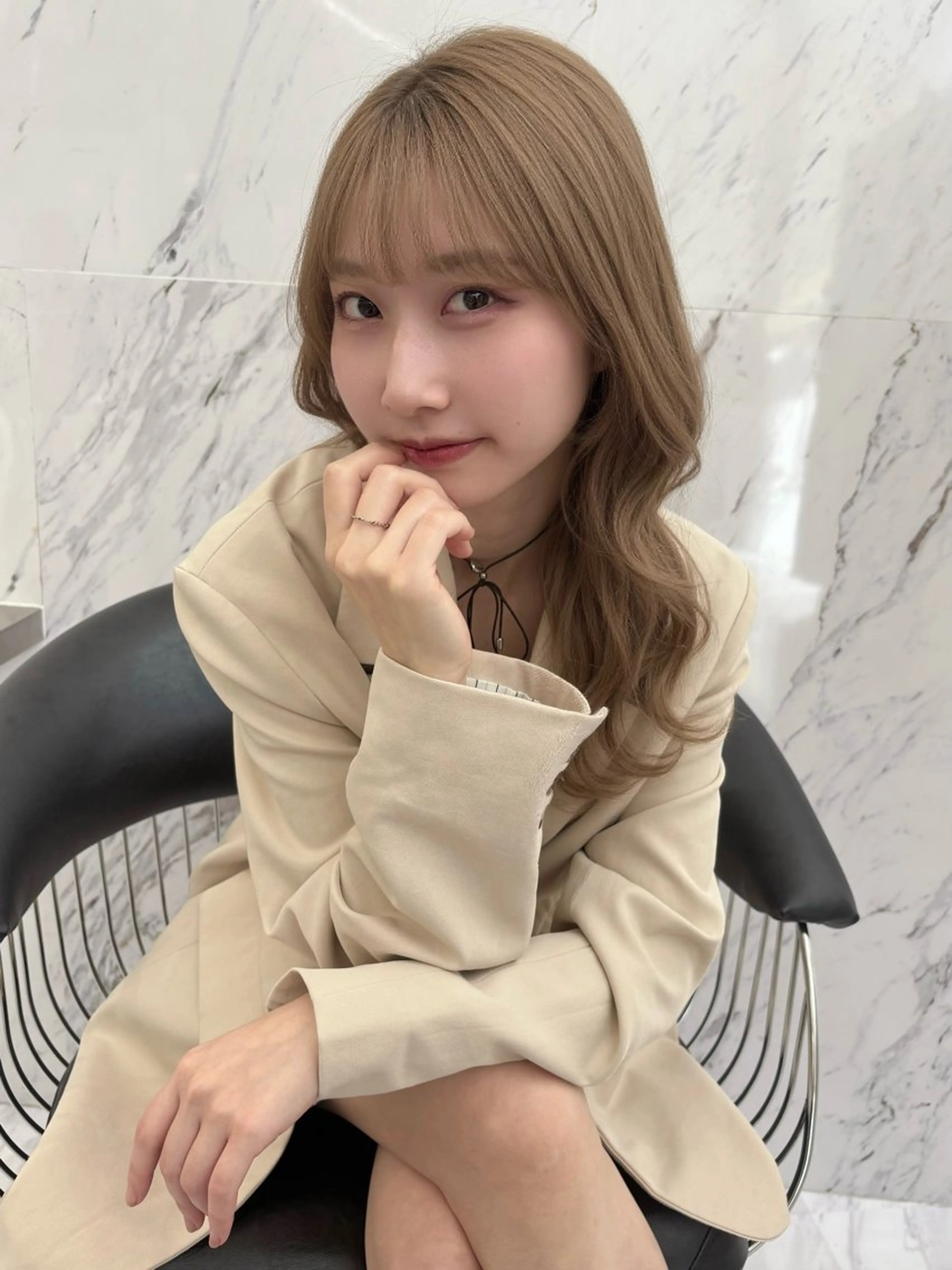 ロング カラー ロング カット ヘアカラー ParveMix 🪽鳥取彩花のヘアスタイル