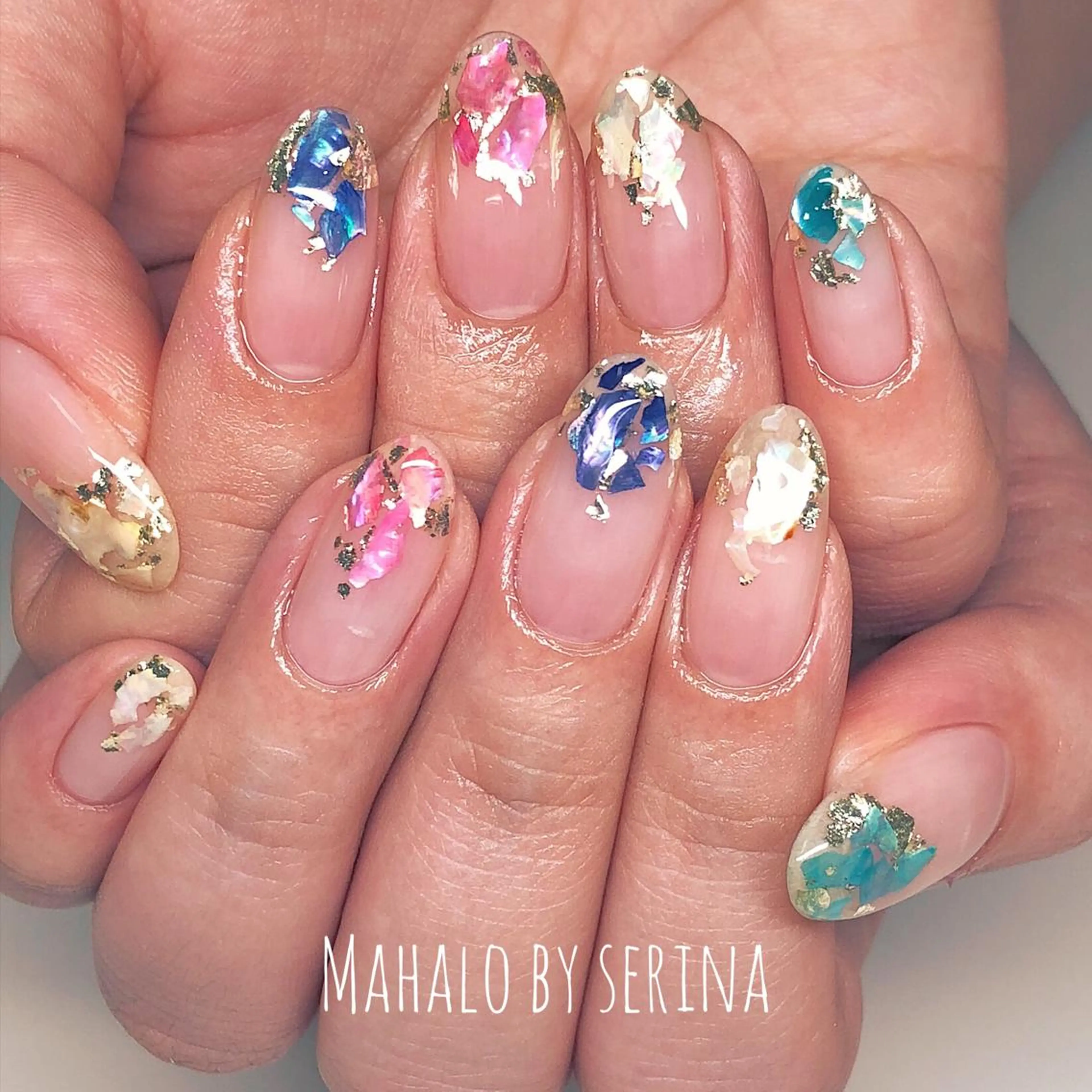 ミディアム カラー ネイル SUNNY BAE. SERINAのネイルデザイン