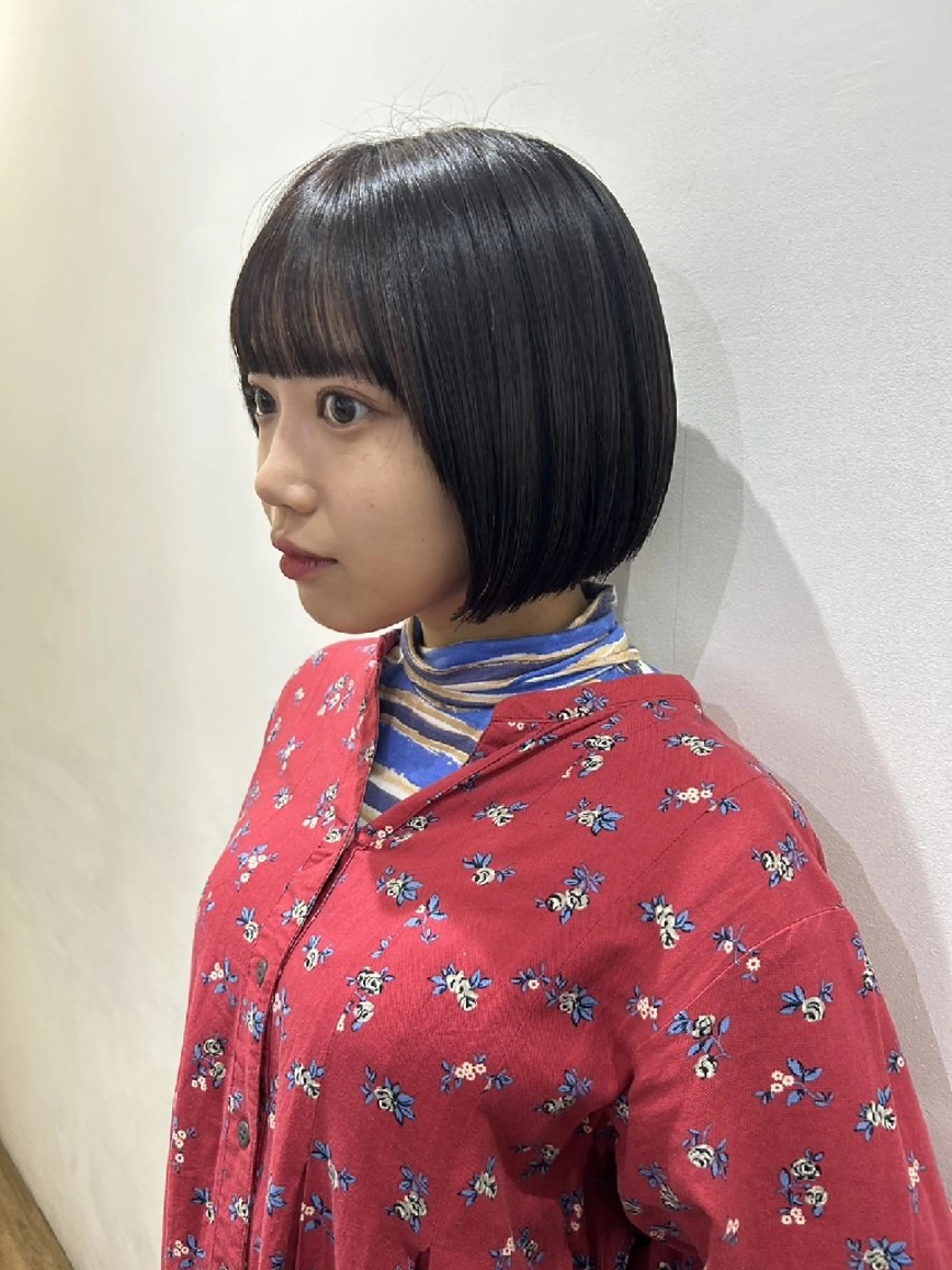 ショート ボブ カット トリートメント ボブ人気No,1✨ TAME副店長のヘアスタイル