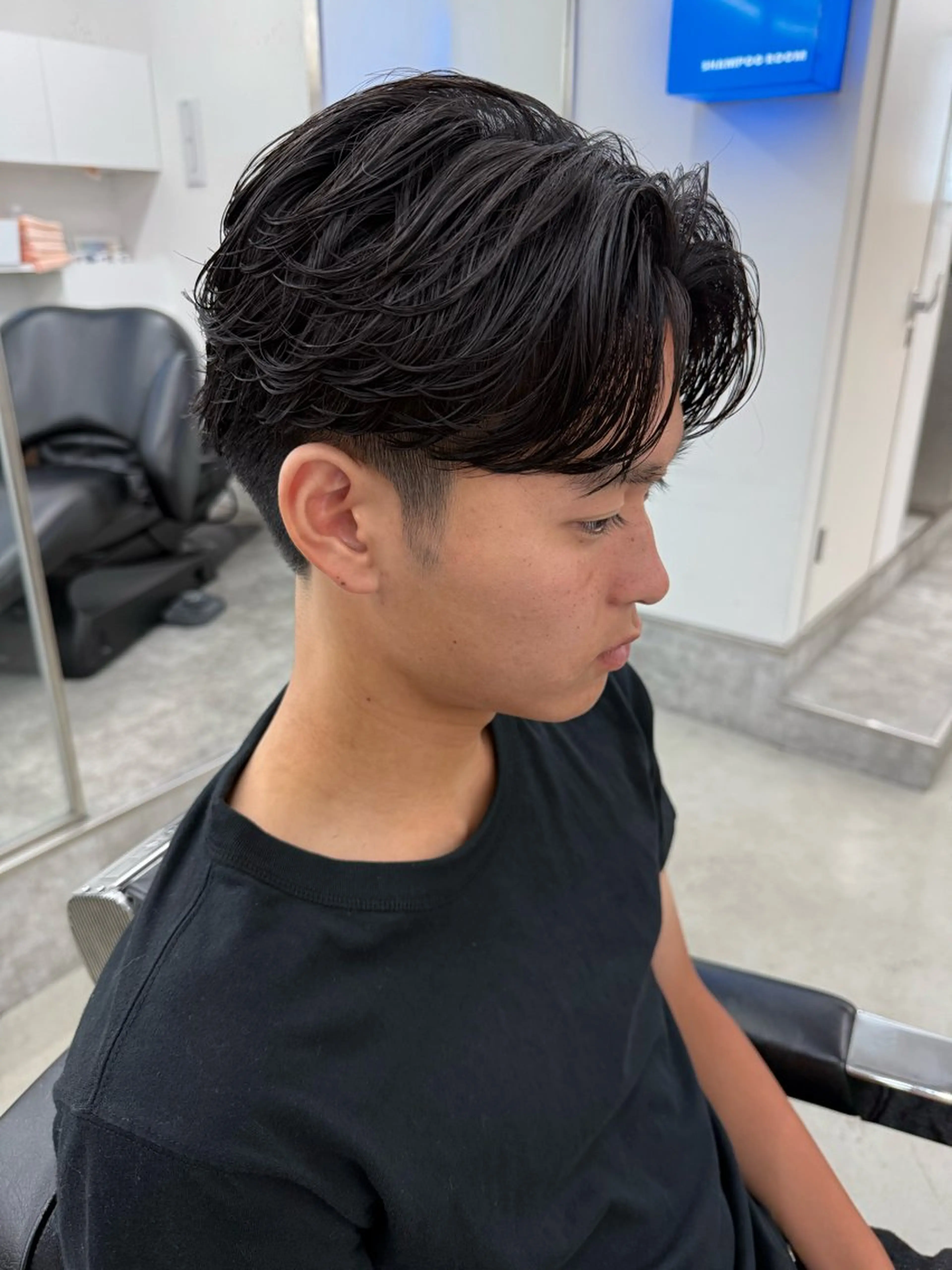 ショート パーマ メンズ カット パーマ トリートメント 亀井隆汰/メンズ専門 パーマ特化美容師のヘアスタイル