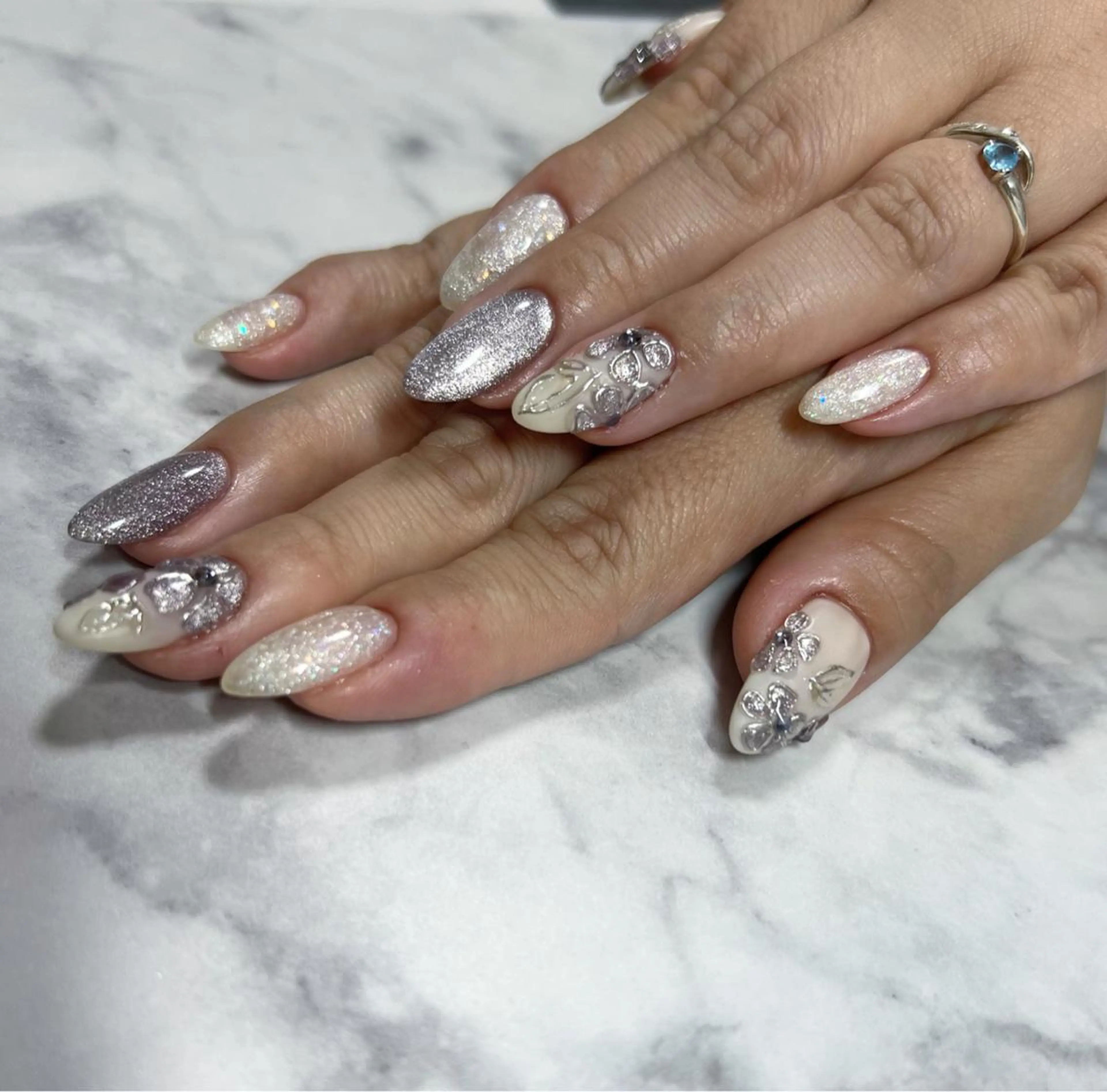 ネイル マグネットネイル ハンドネイル nail salon Bayのネイルデザイン