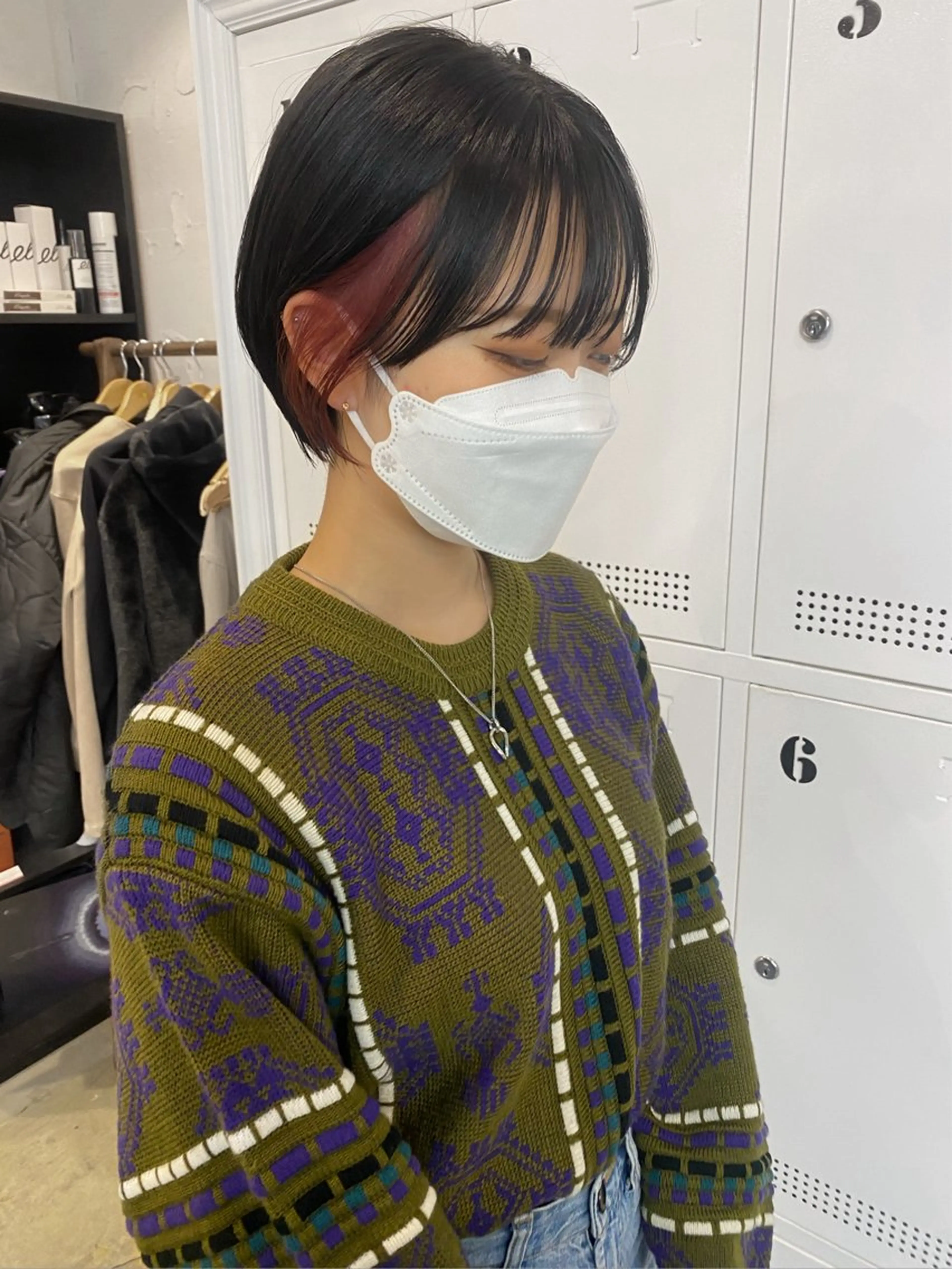 ショート カラー カット ヘアカラー トリートメント IVORY.所属・🟩白髪ぼかし/ボブ /ショートヘア/大司のヘアスタイル