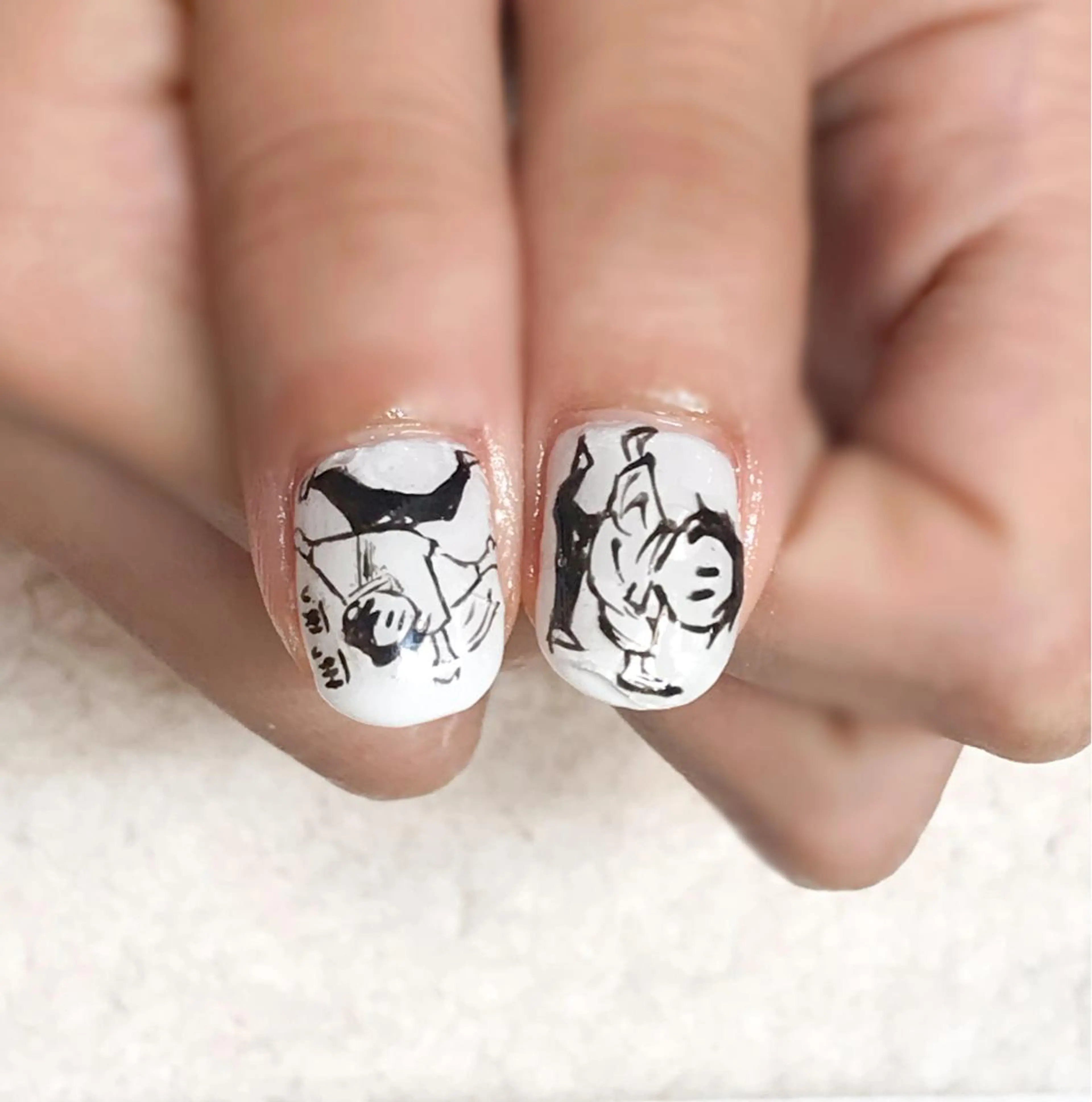 ネイル ブルー ジェルネイル 夏ネイル Nyanco Nailのネイルデザイン