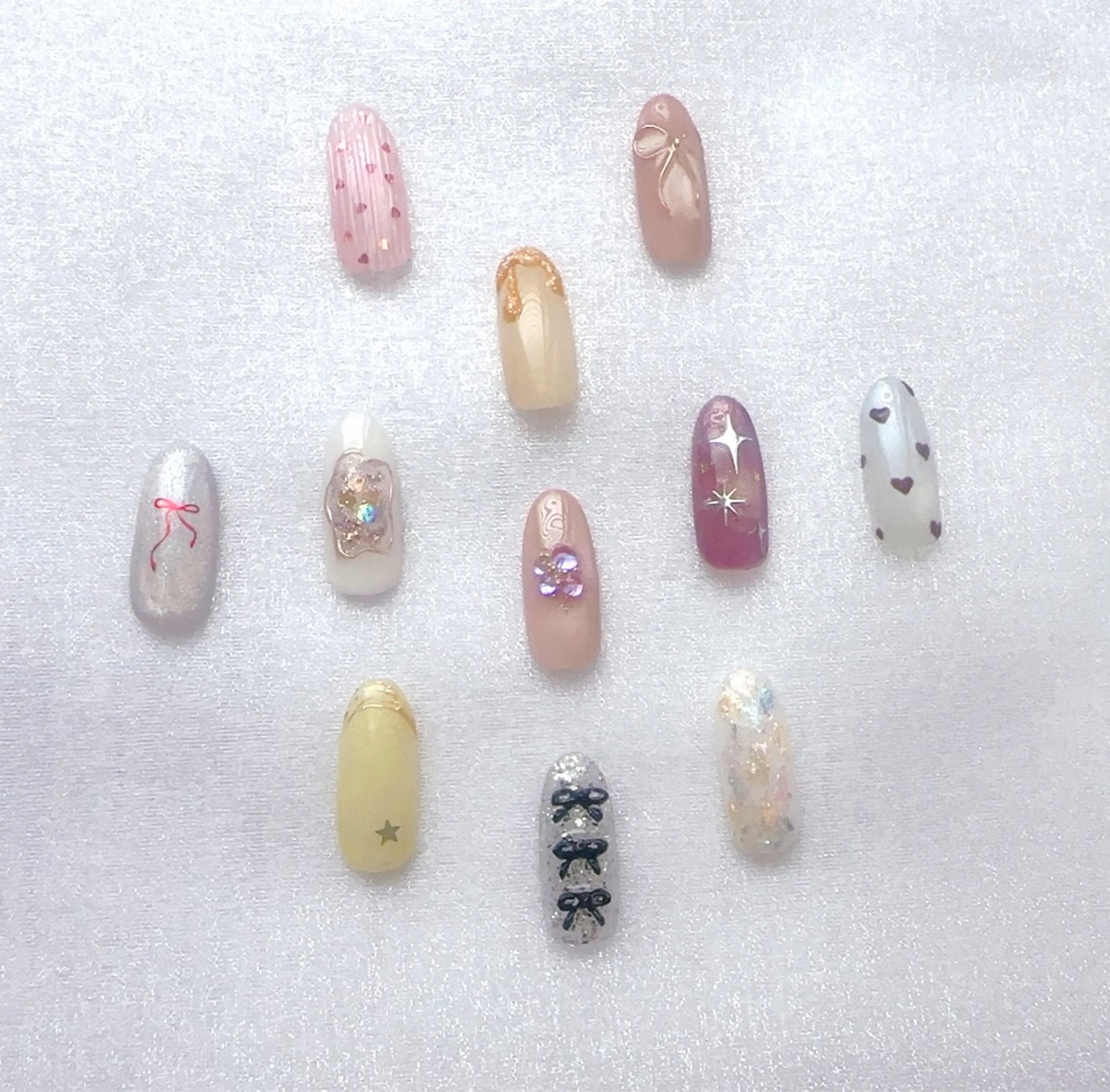 ワンカラー+アート2本（オフあり）の写真