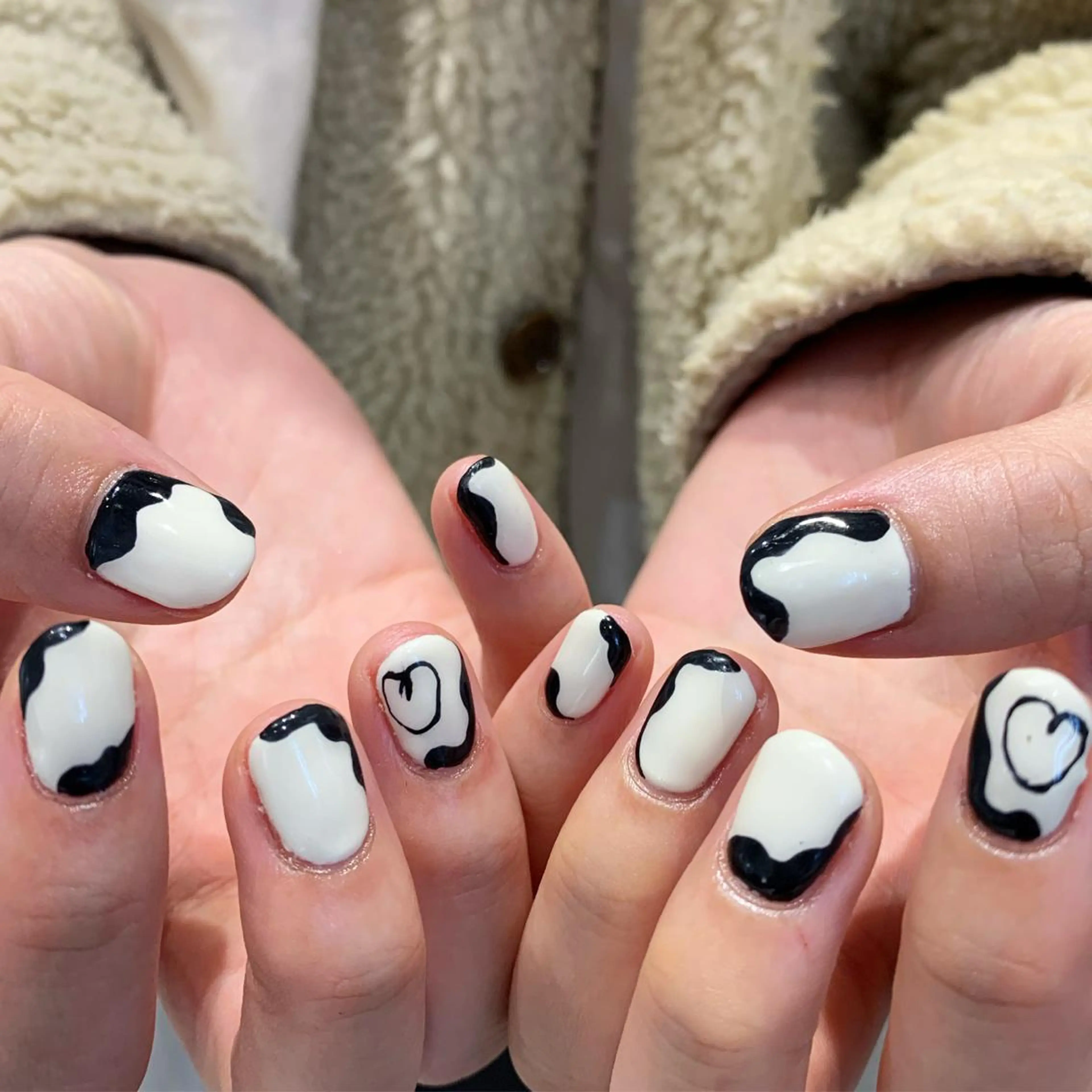 ネイル ハート ハンドネイル Kureha/ネイル トレンドヘアのマツエク・マツパデザイン