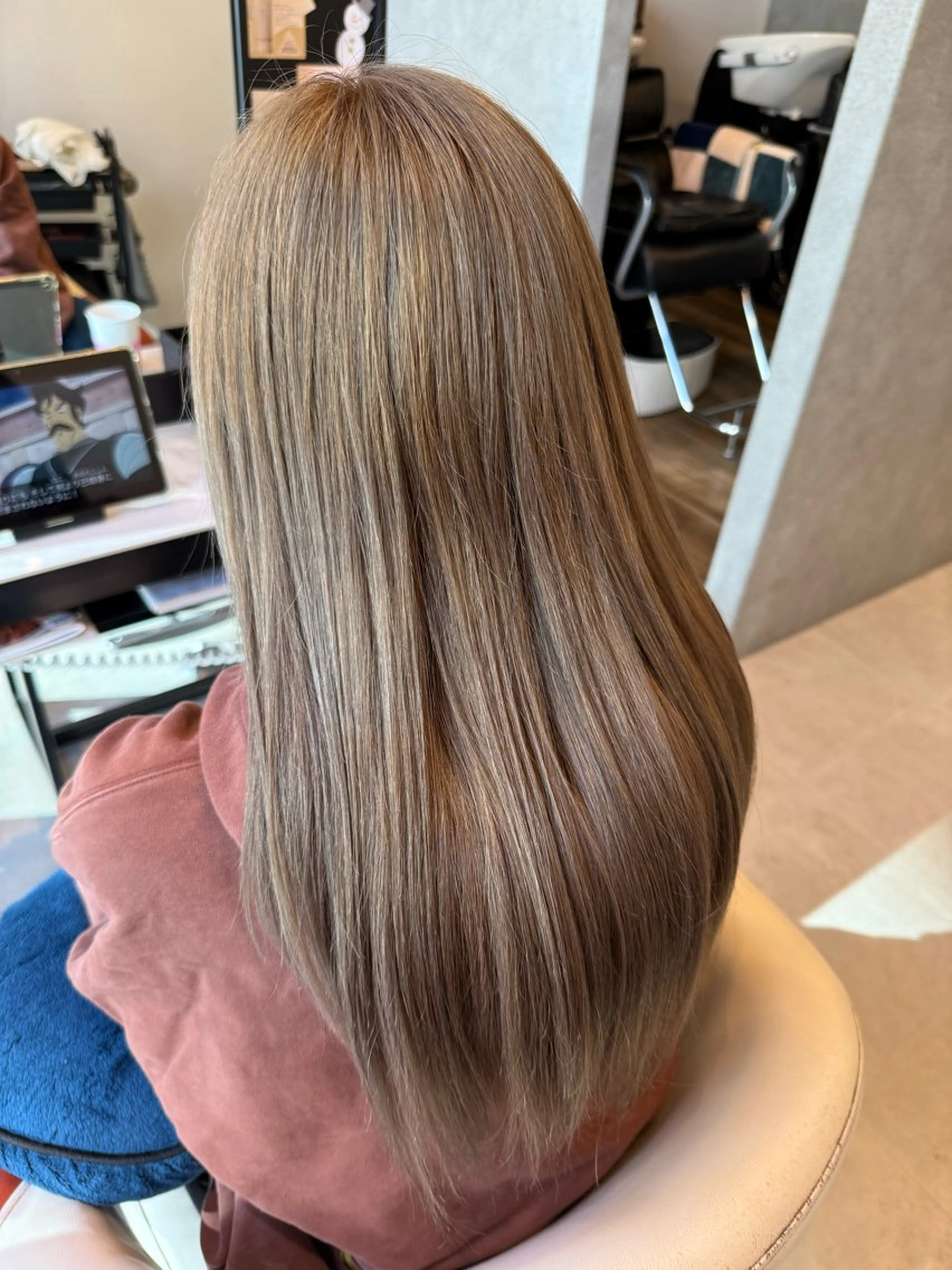 ワンカラー+ヘッドスパの写真